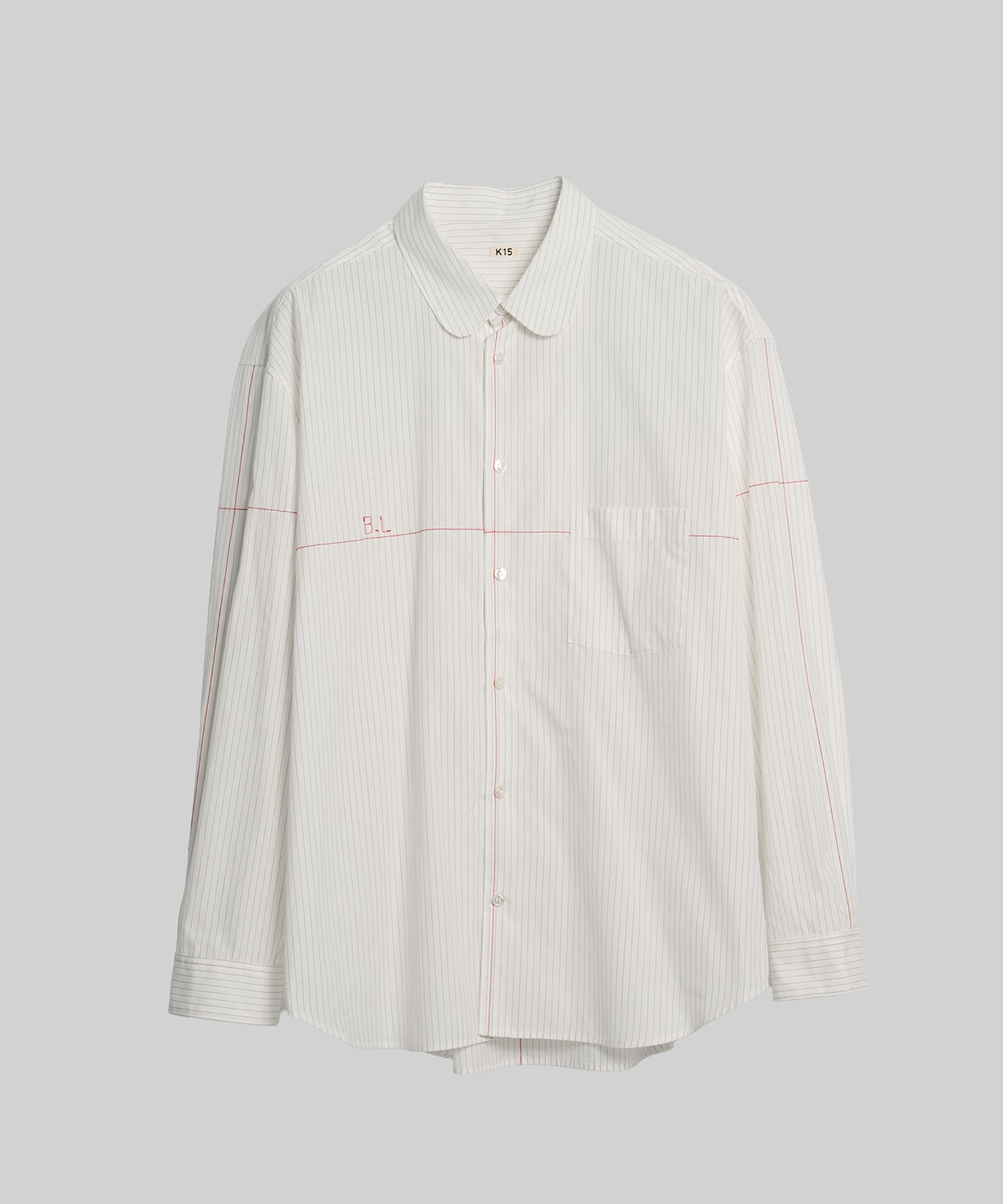 Round collar shirt