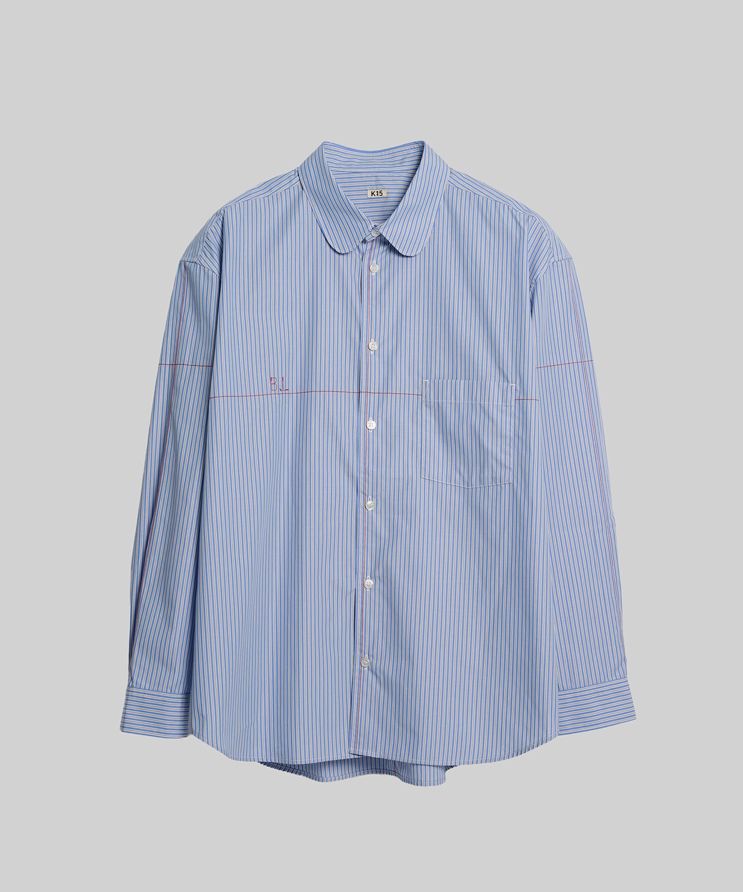 Round collar shirt