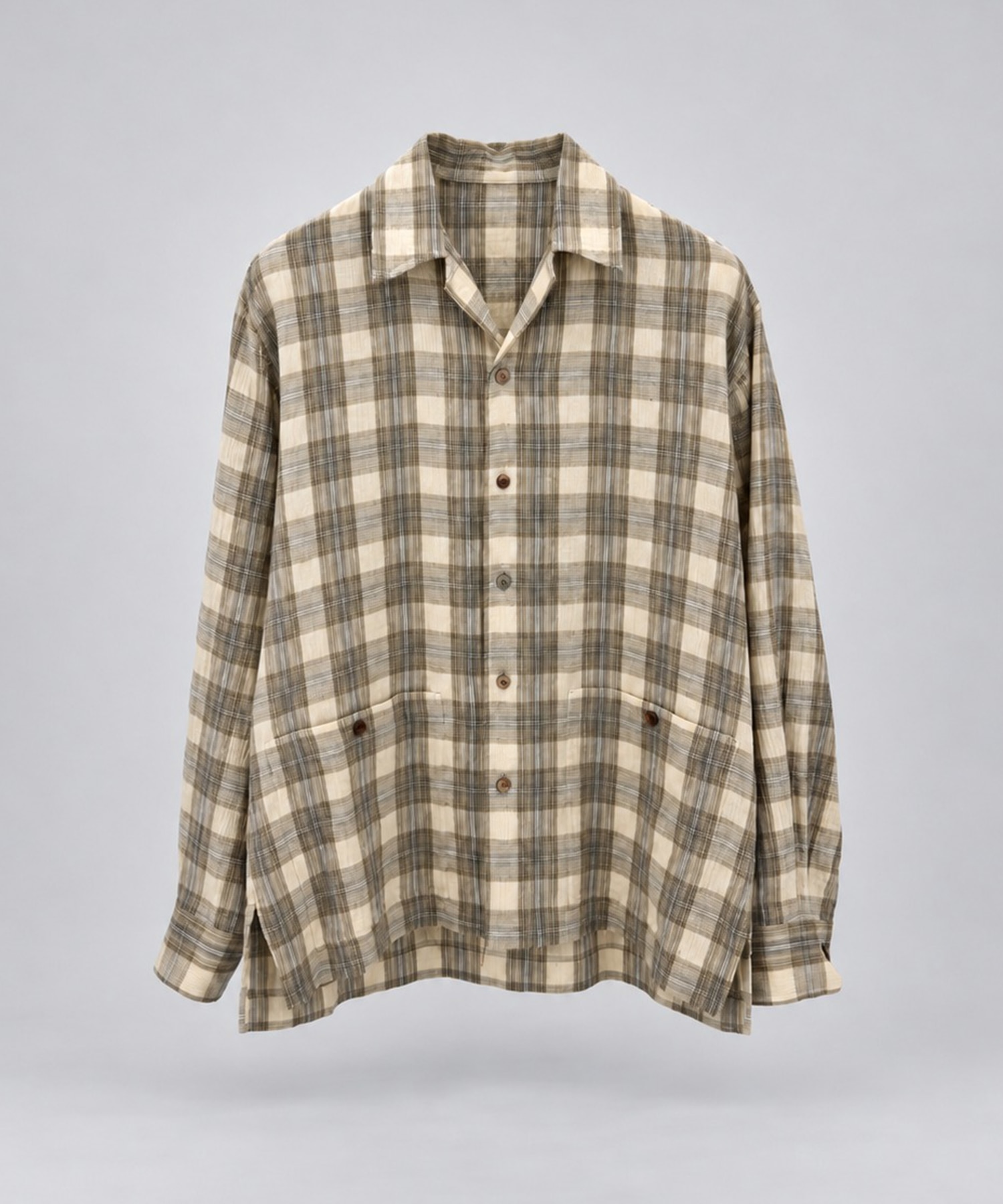 別注OPEN COLLAR SHIRT