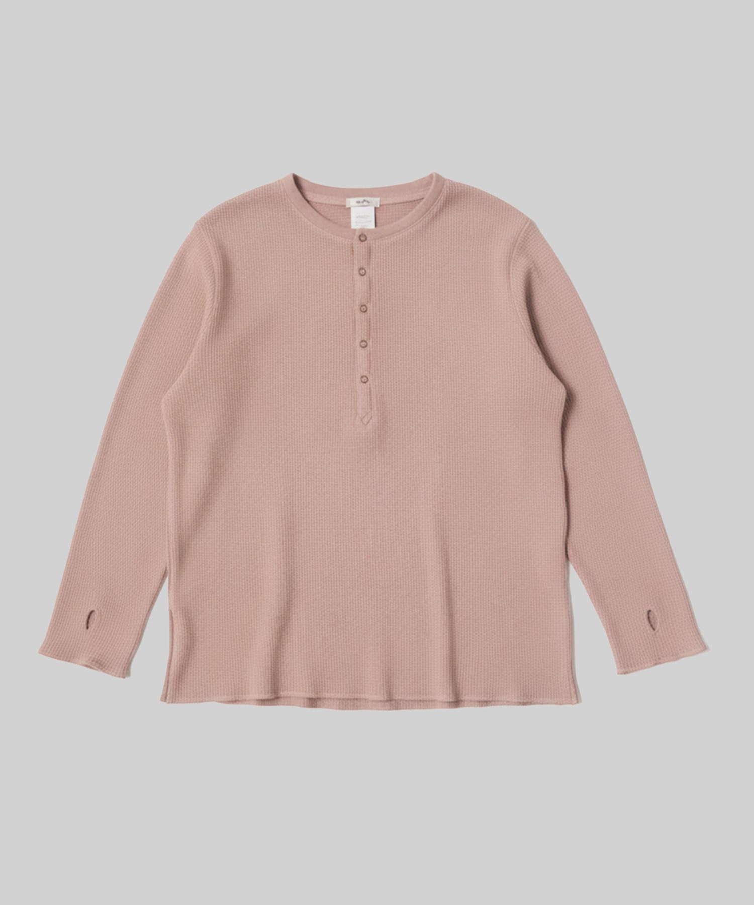 WAFFLE HENRY NECK SHIRTS