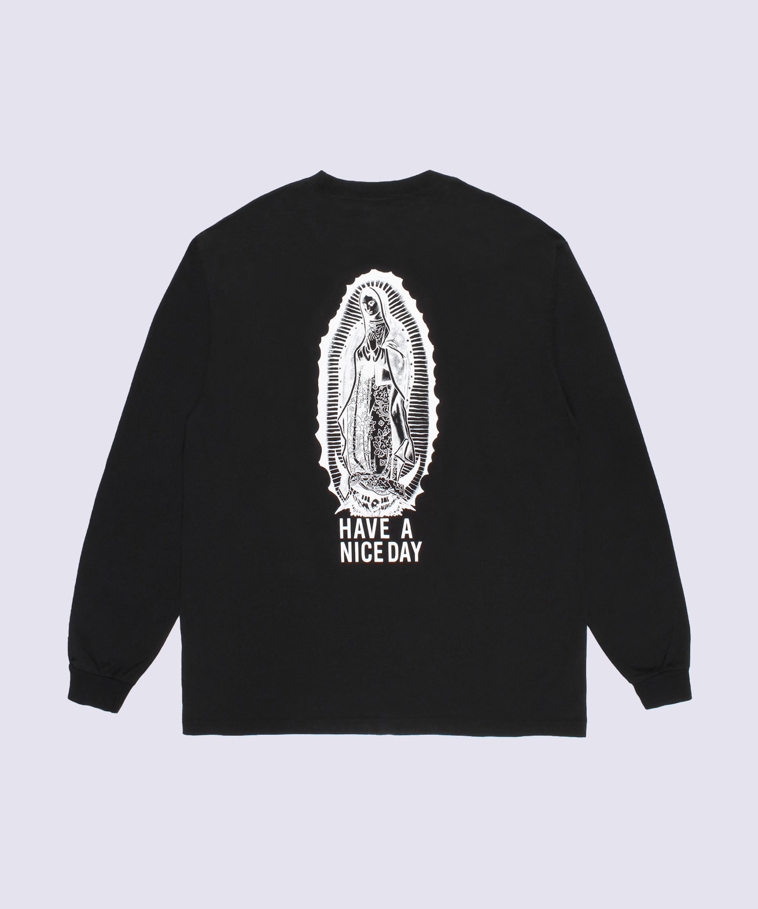 WASHED HEAVY WEIGHT CREW NECK LONG SLEEVE T-SHIRT ( TYPE-1 )