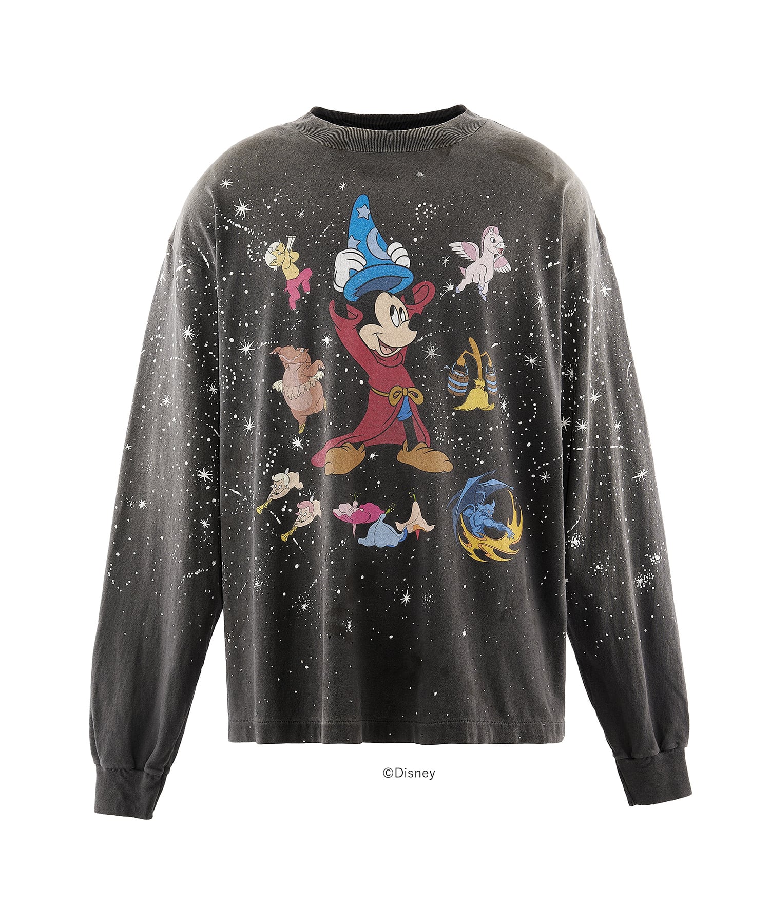 SM-MK1-0000-C90/DSNY_LS T-SHIRT/FANTASIA/BLACK