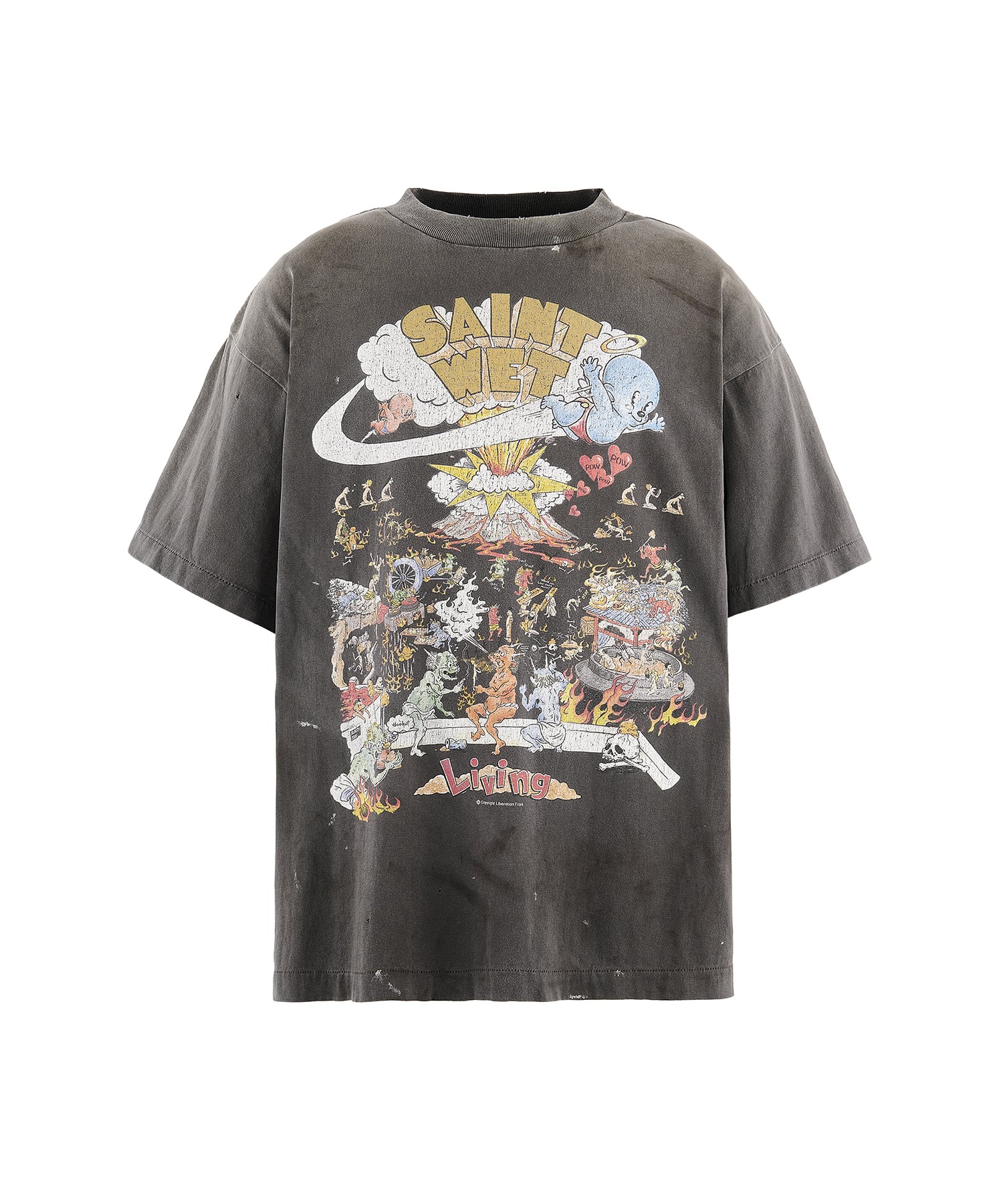 SM-MK1-0000-008/SS T-SHIRT/LIVING/BLACK