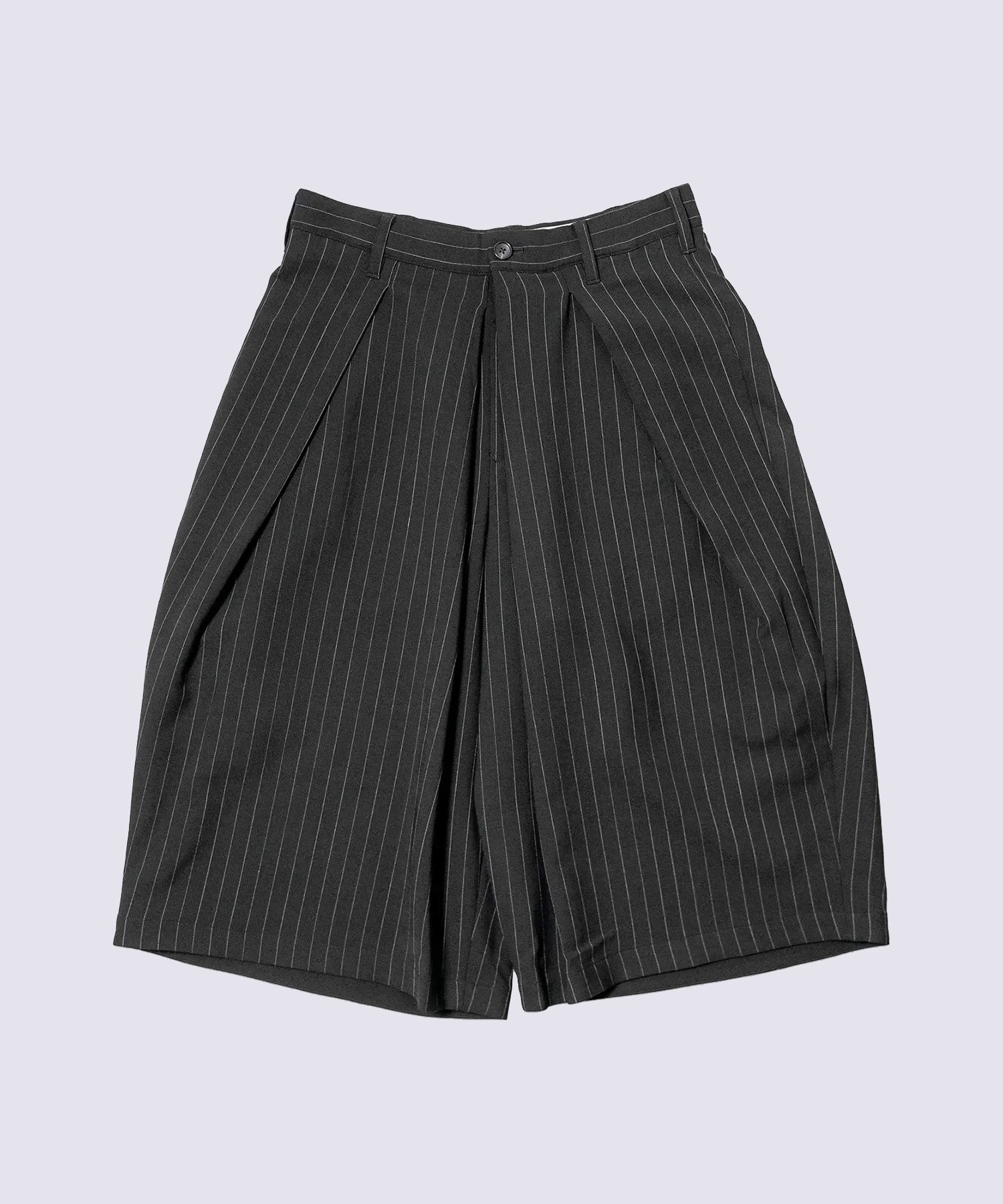 Cropped bonded wool pants