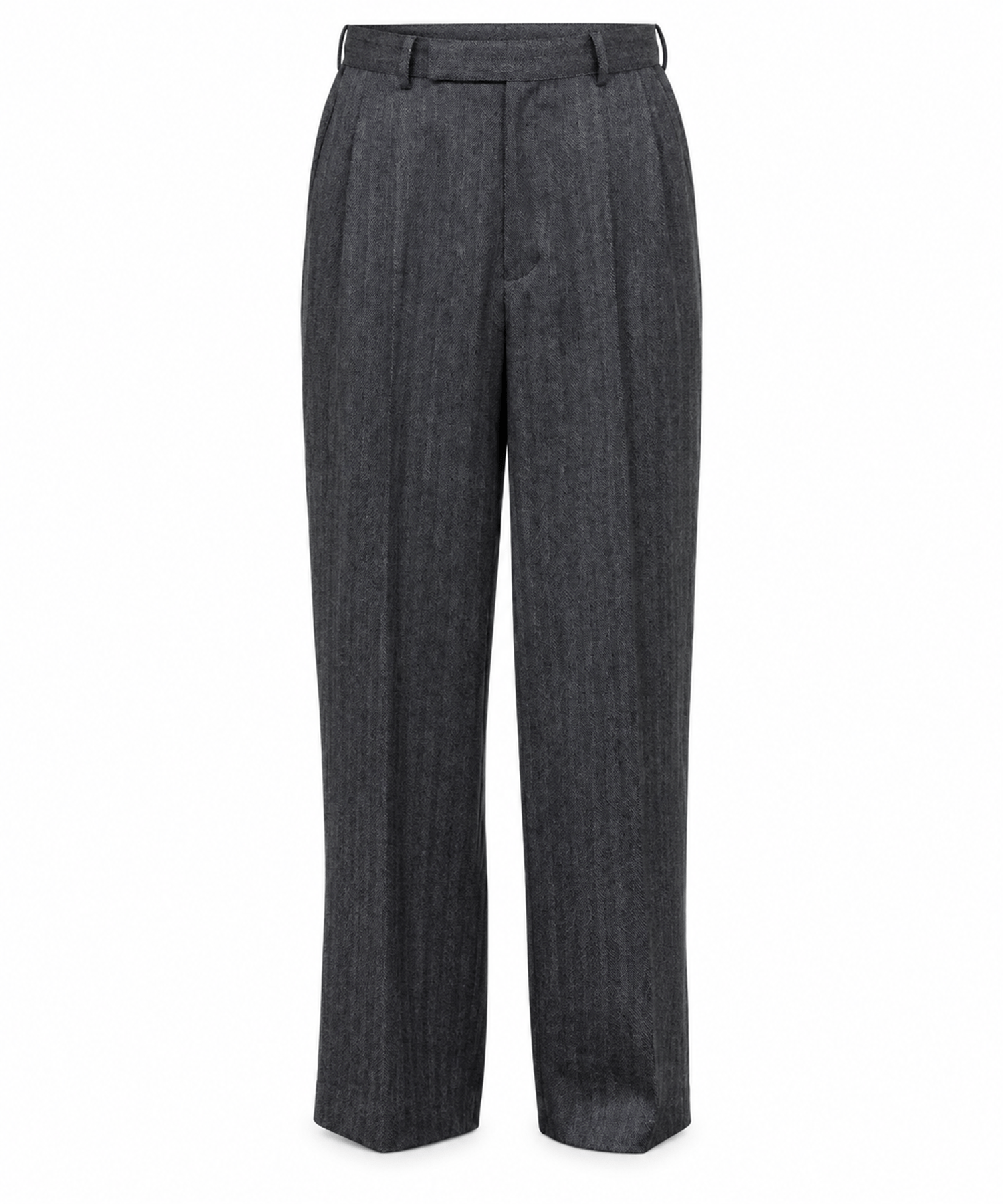 SINGLE PLEAT WIDE TROUSERS