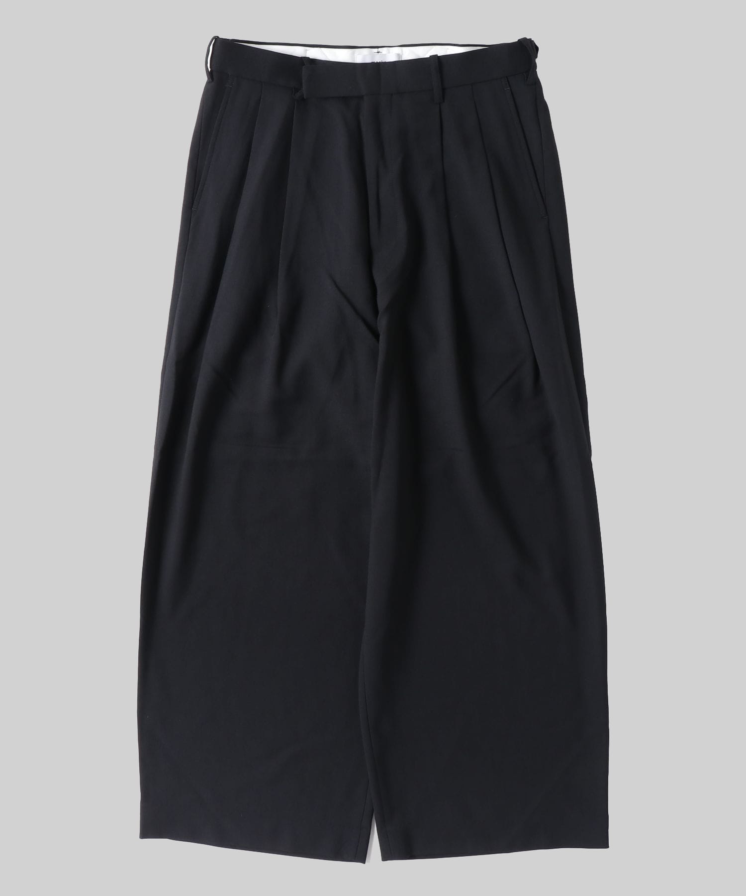 DOUBLE PLEATED BAGGY TROUSERS