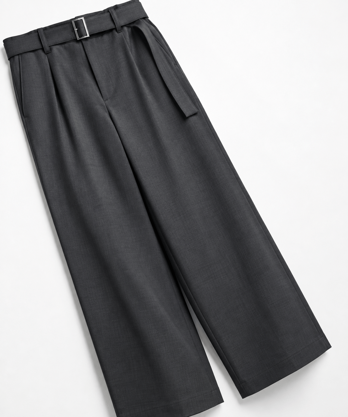 別注 Dry Gabardine Wide Pant with Long Belt