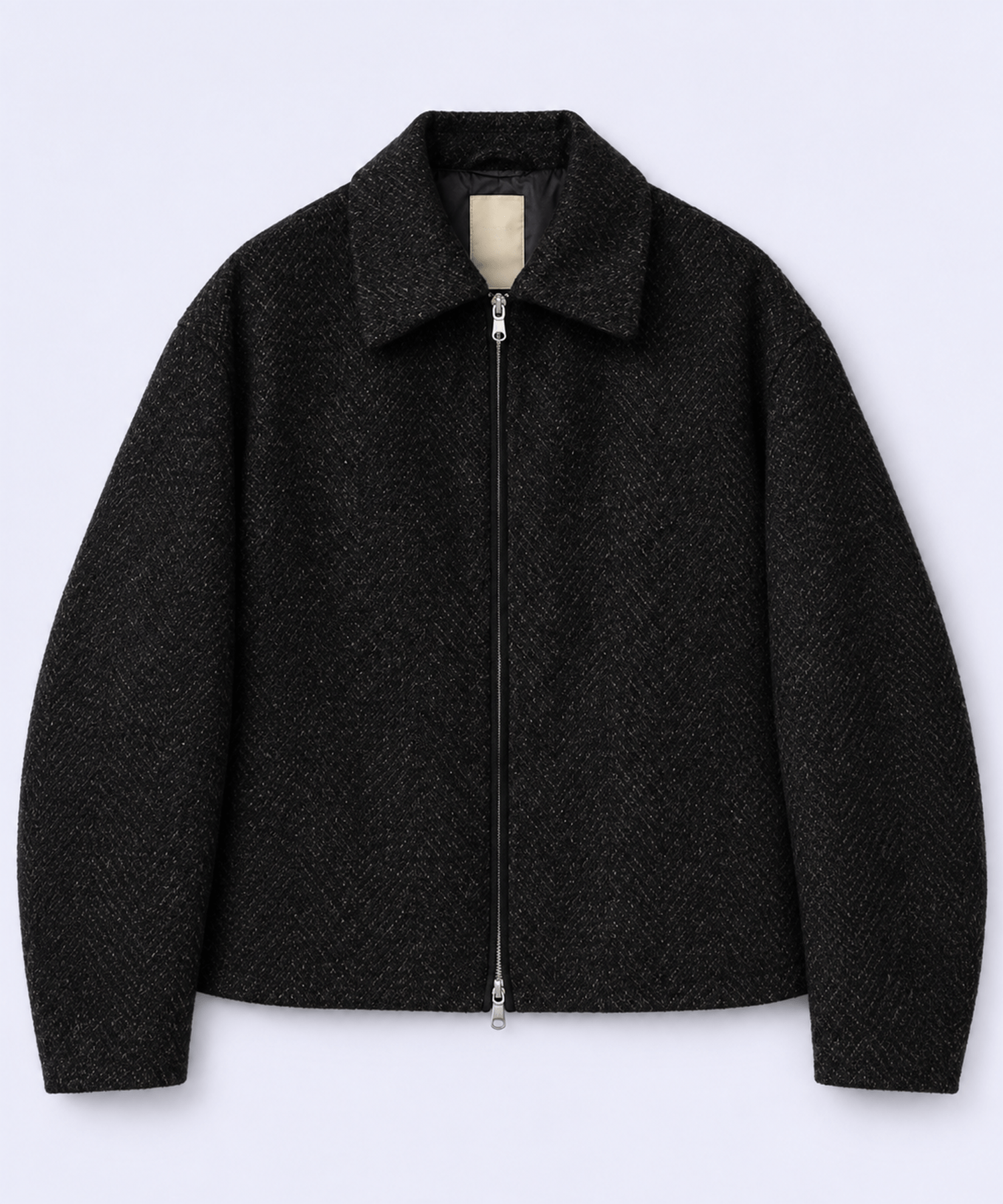 SPARKLE TWEED ZIP BLOUSON