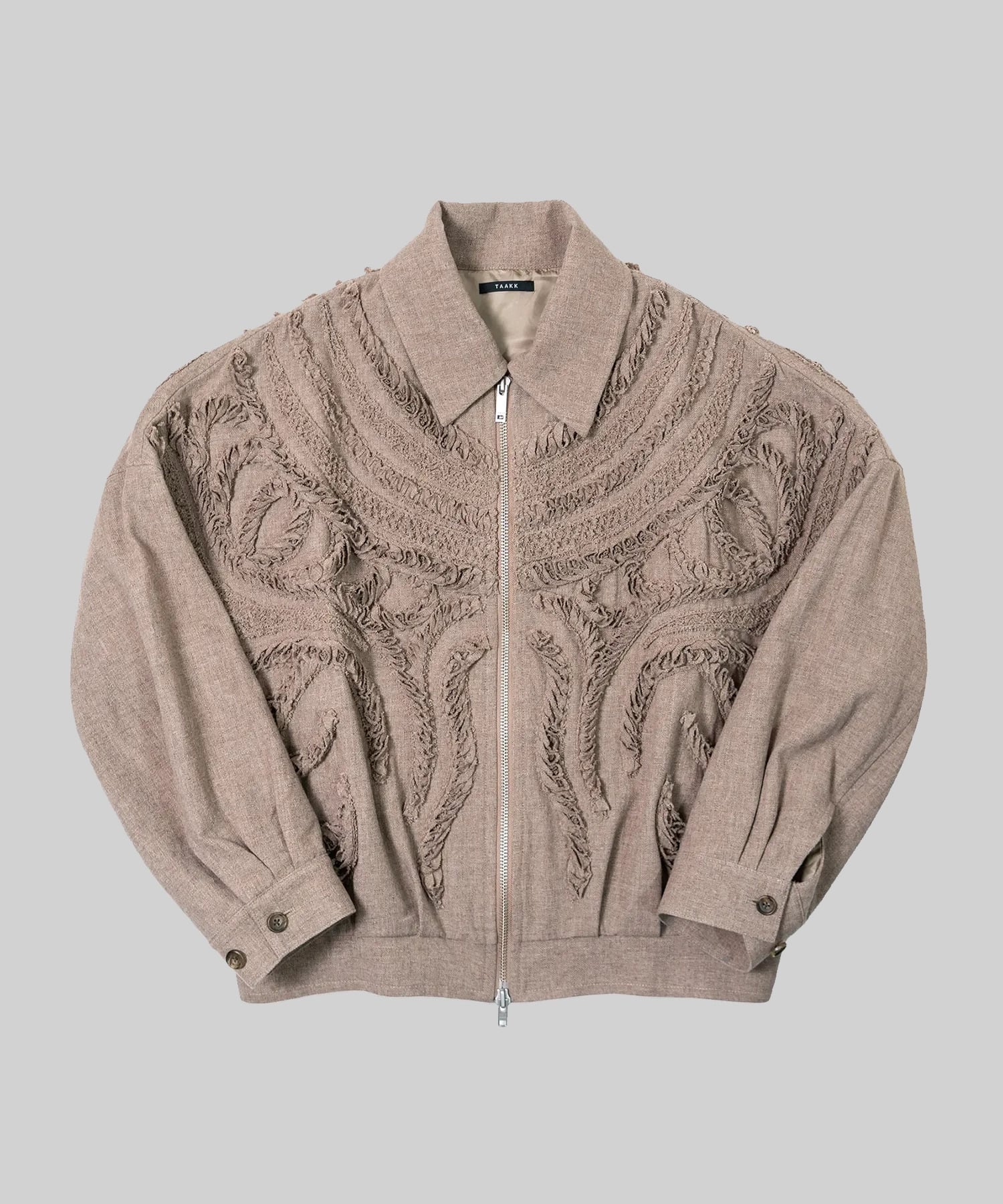WOOL ZIP BLOUSON