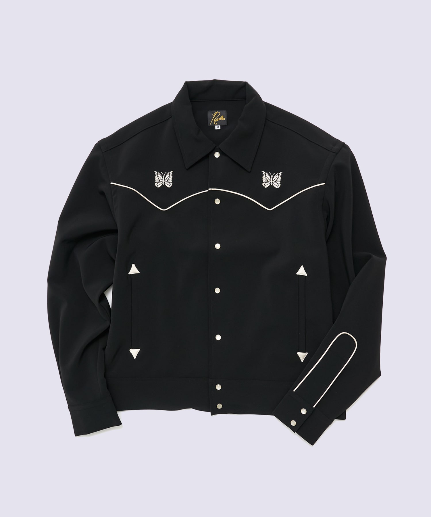 別注 Piping Cowboy Jacket-Poly Double Cloth