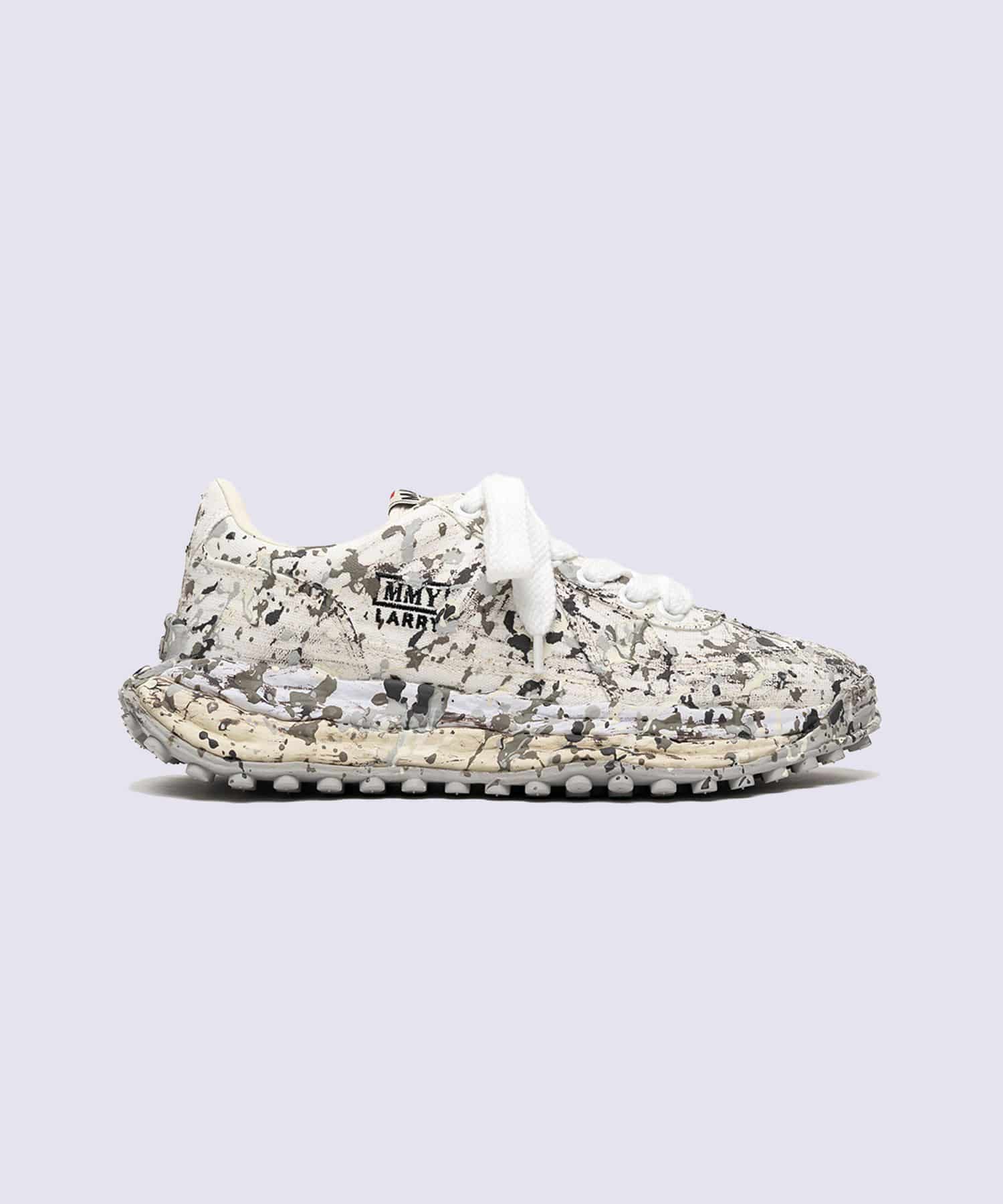 LARRY SPUTTERING LOW-TOP SNEAKERS