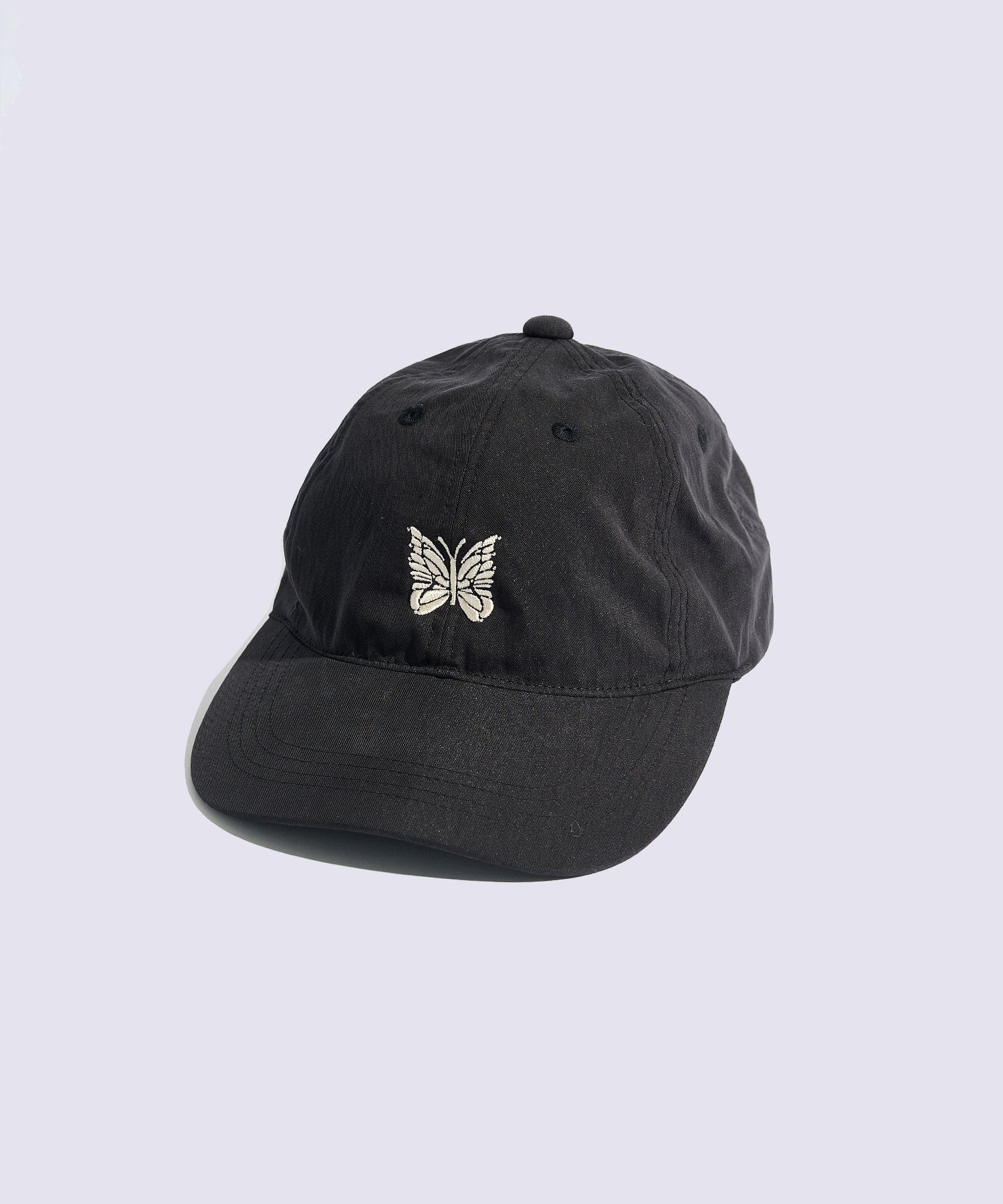 別注 Nylon Cap - Papillon Embroidery IVORY