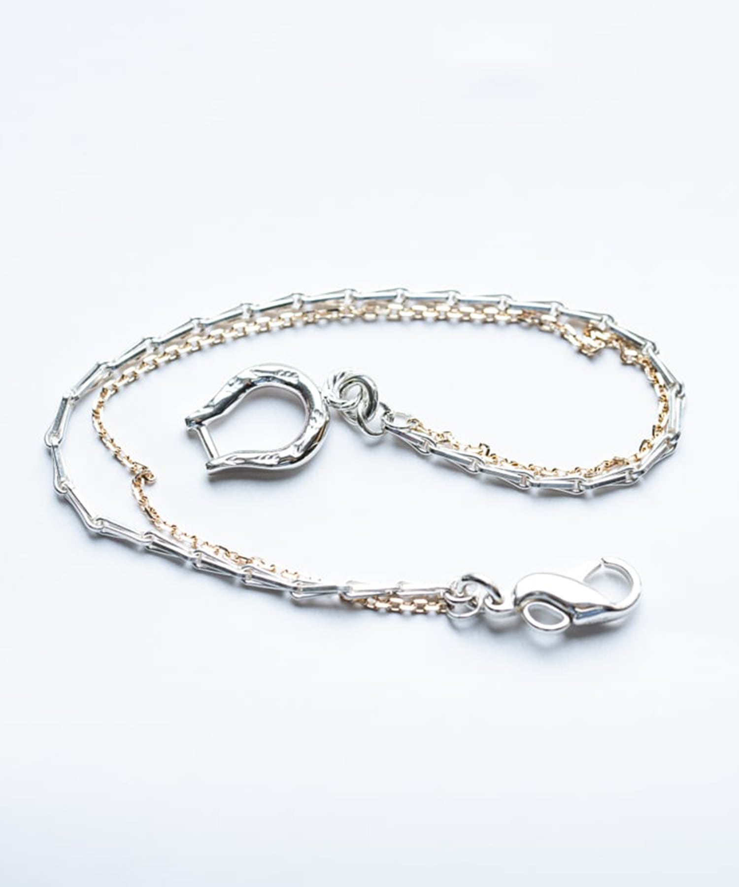 BN-091 K10 Horse shoe combination bracelet (TYPE A)