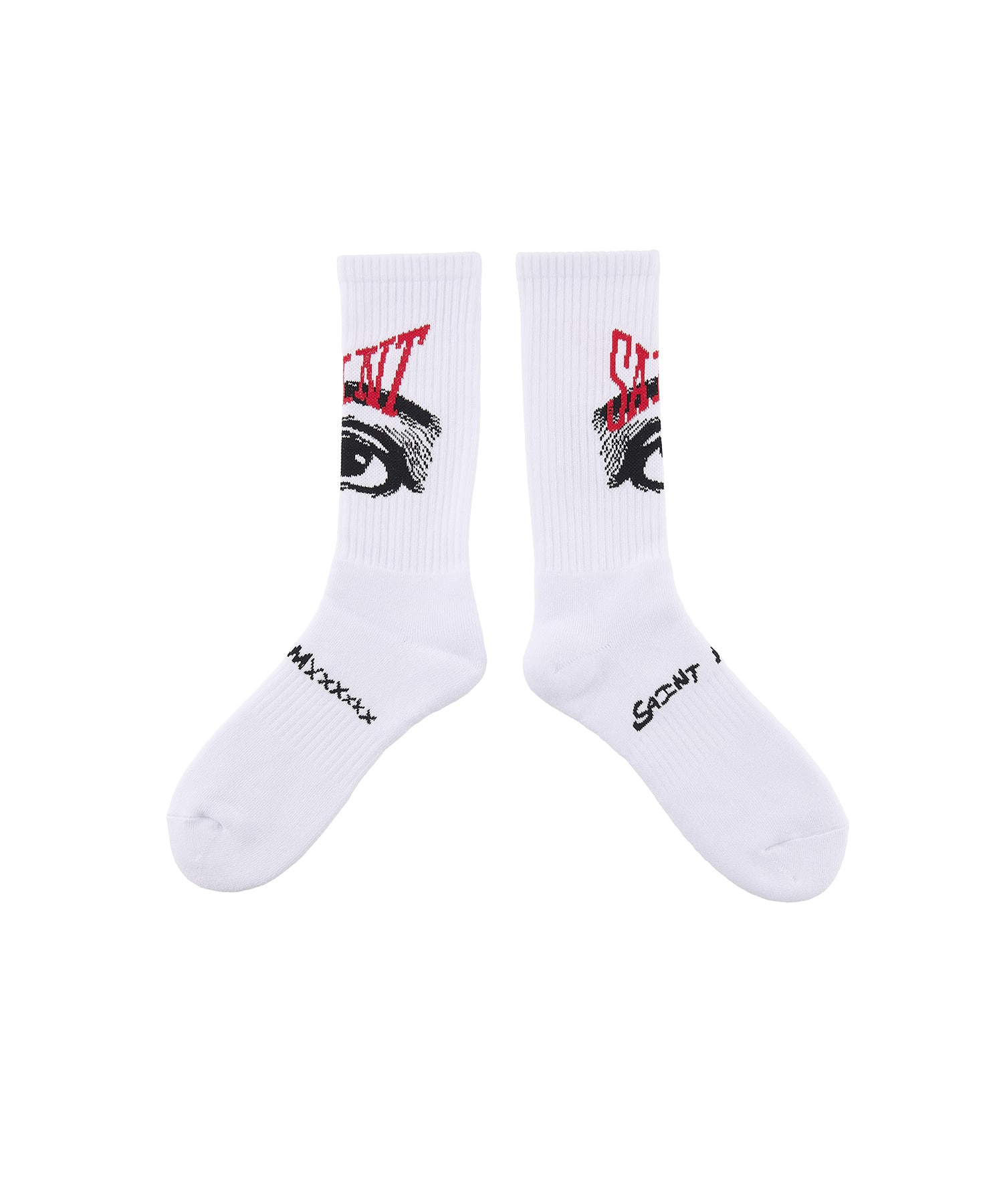 SOCKS / EYE / WHITE / SM-MK1-0000-107