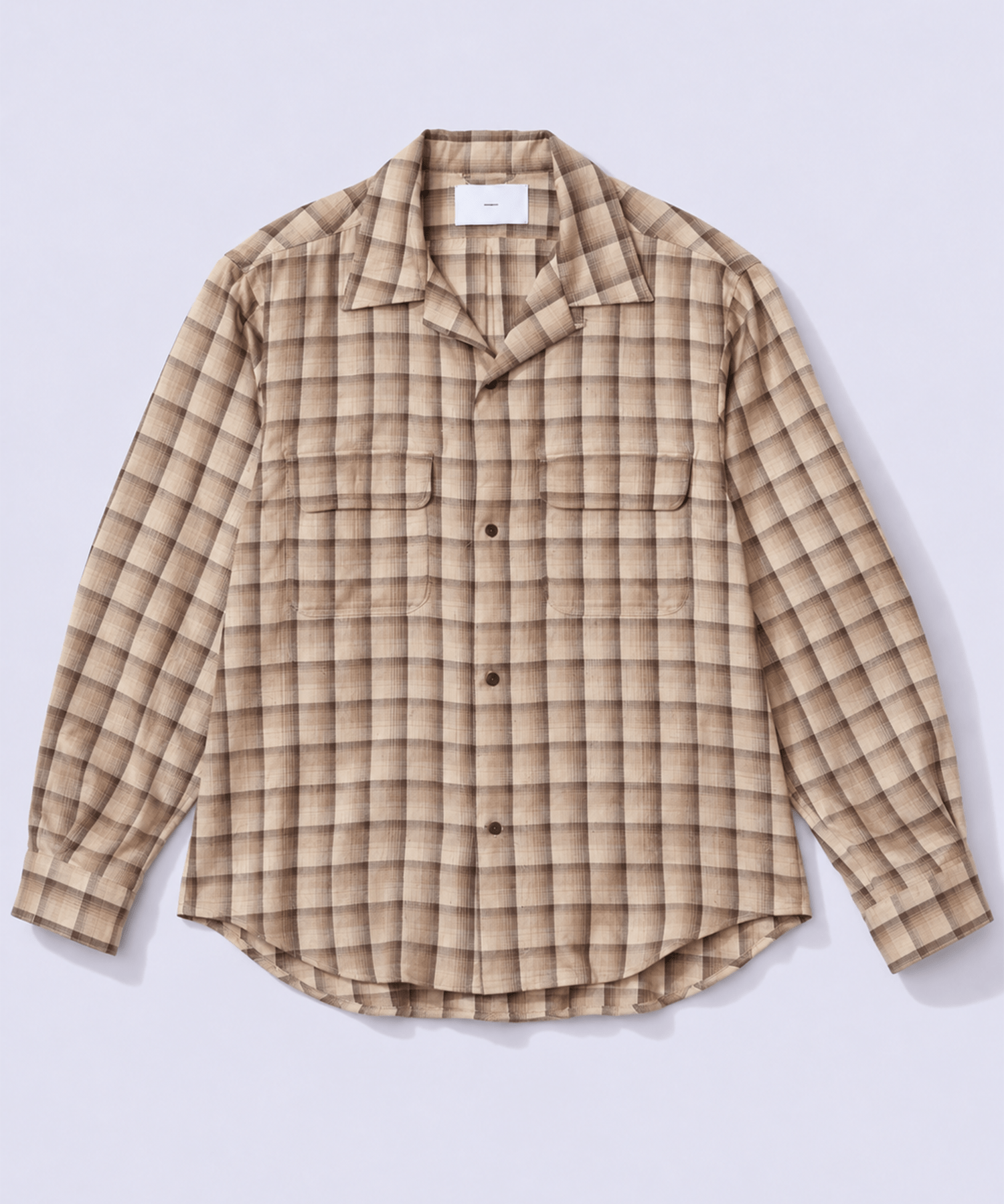 OMBRE OPEN COLLER SHIRT