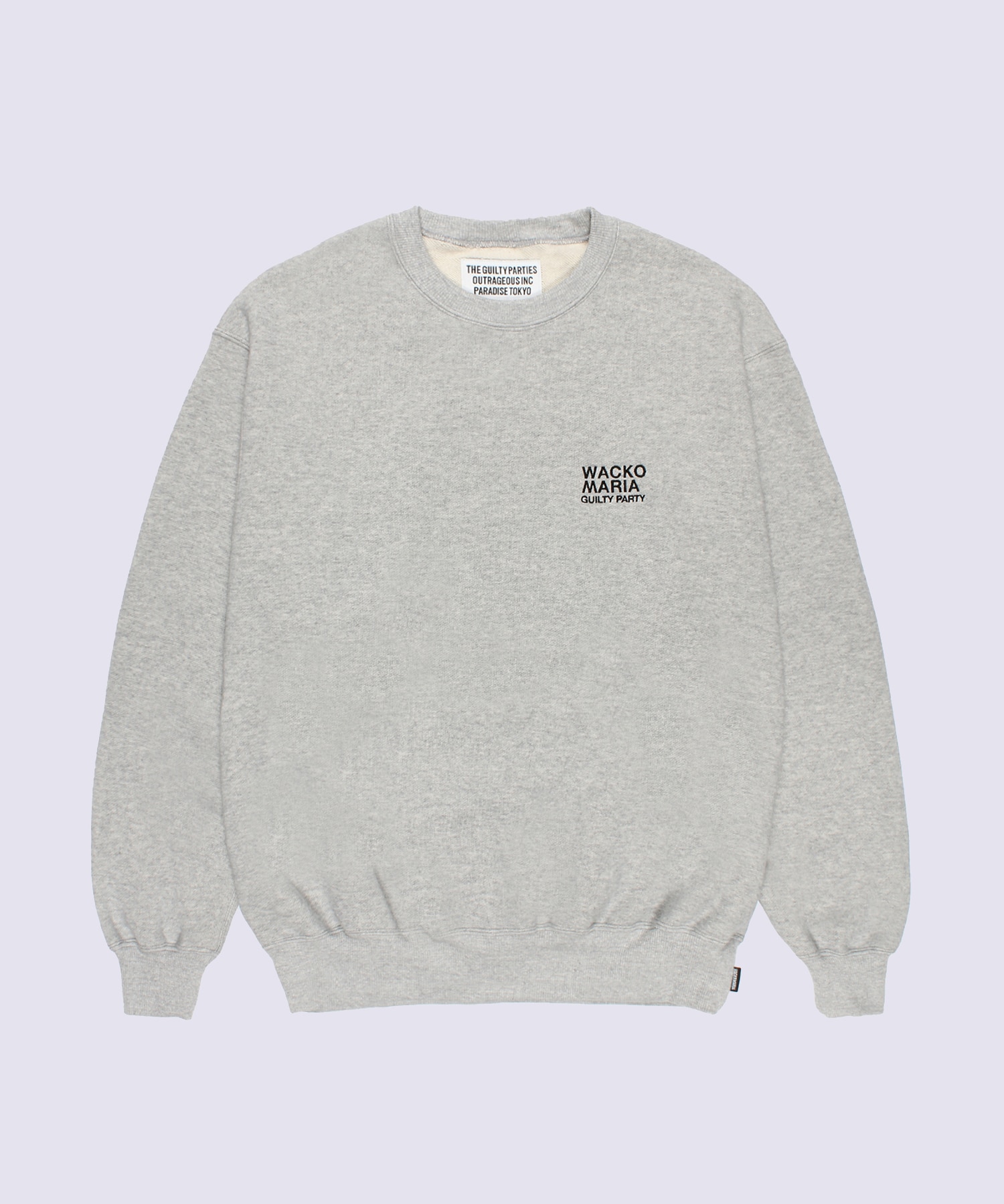 WASHED MIDDLE WEIGHT CREW NECK SWEAT SHIRT