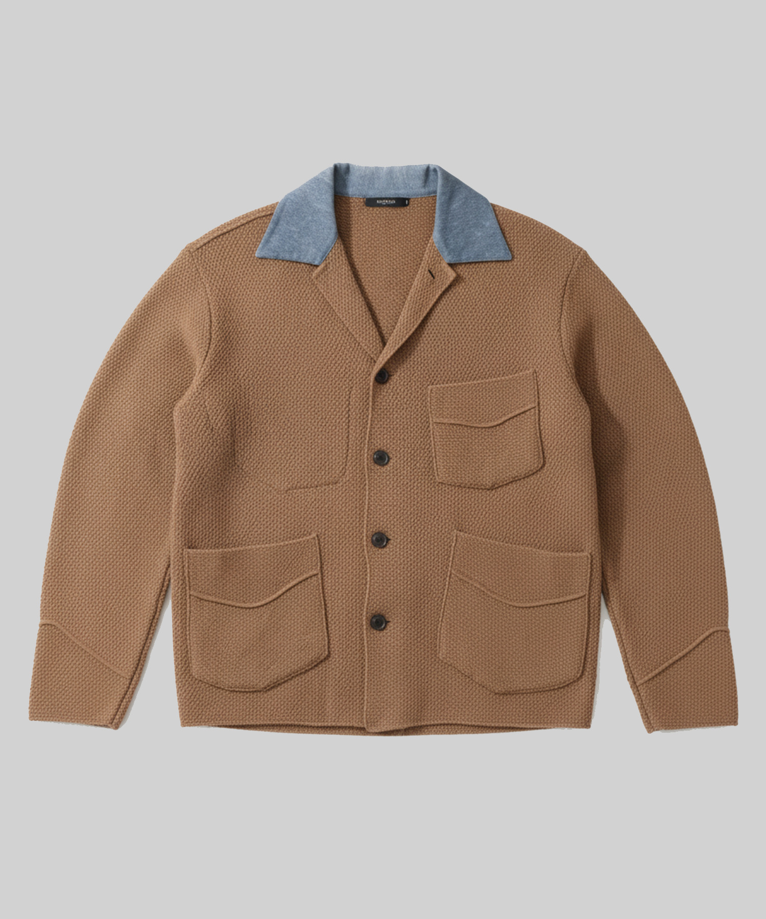 SPARKLE MOSS STITCH KNIT JACKET