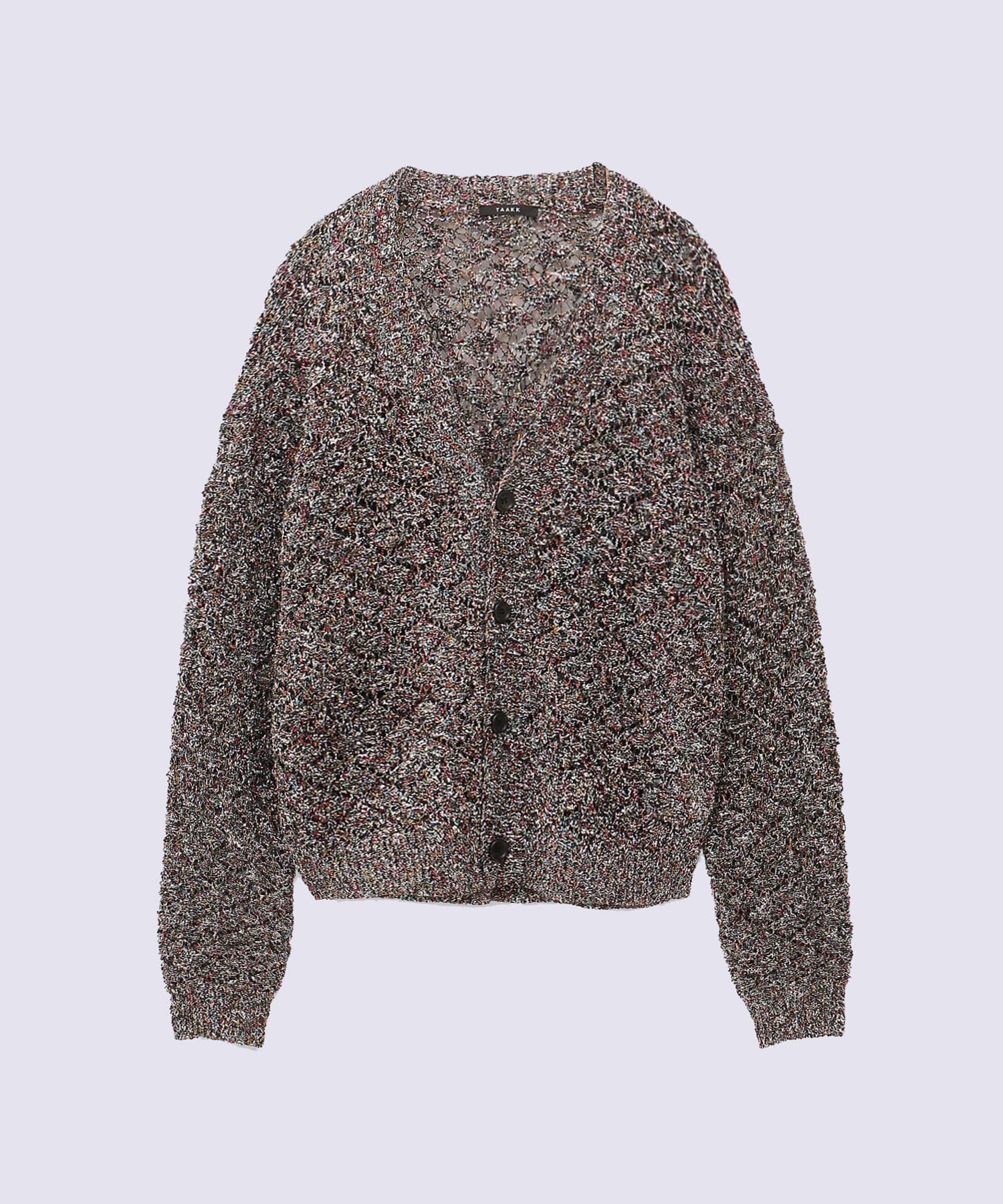 MULTI-COLORED KNIT CARDIGAN