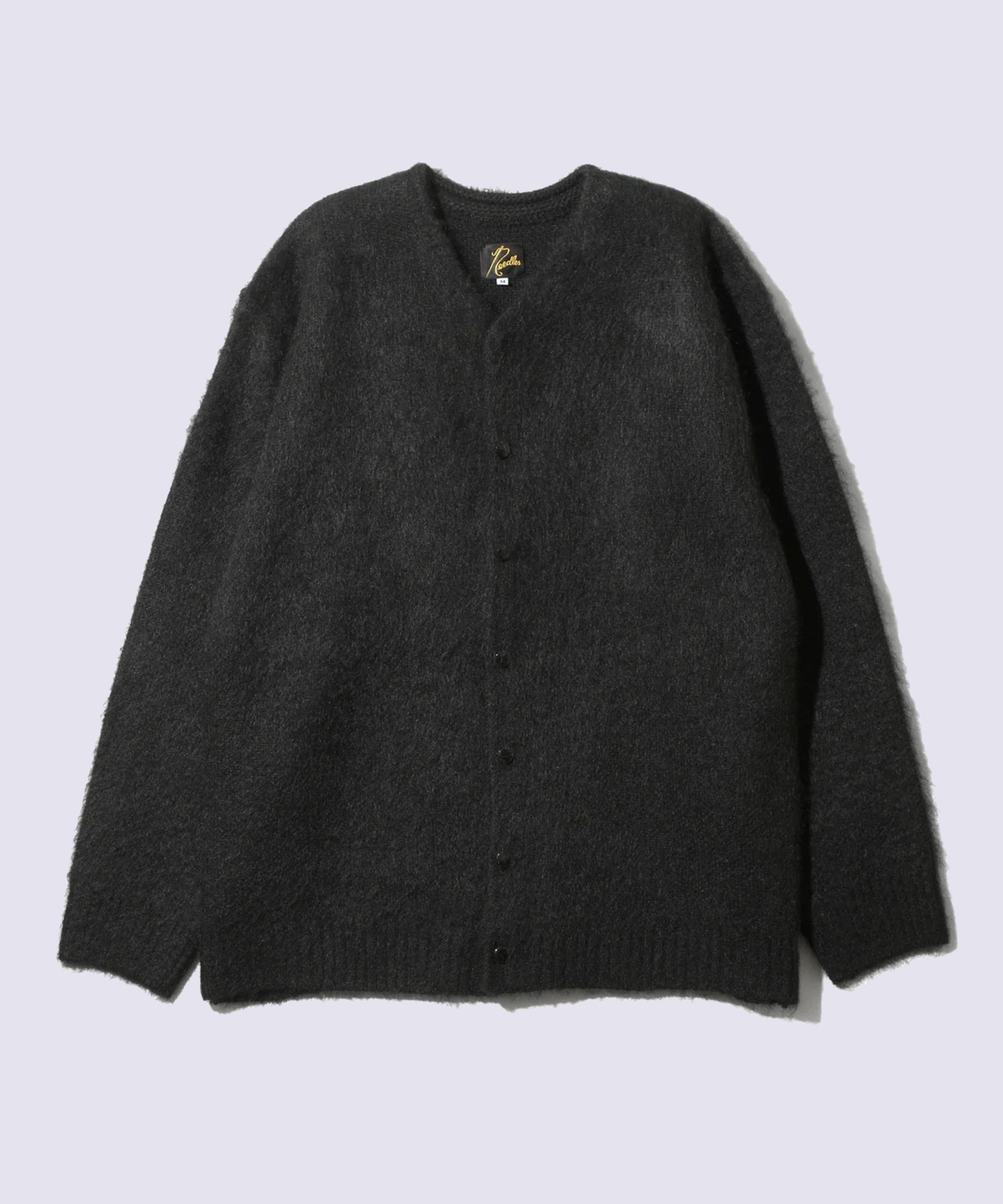 Mohair Crew Neck Cardigan - Solid