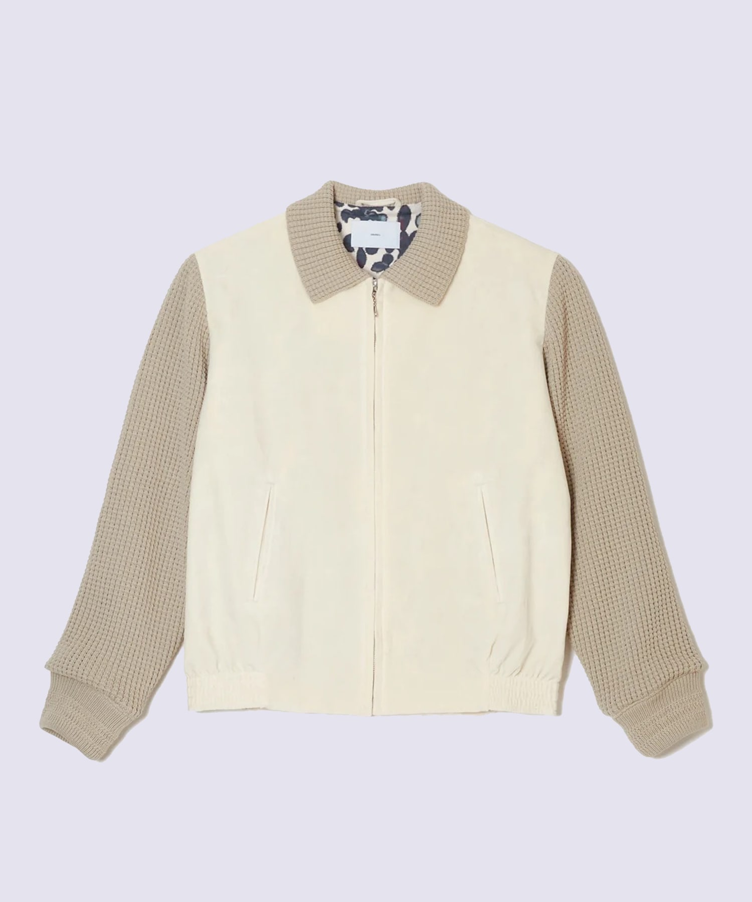 KNIT VELOR JACKET