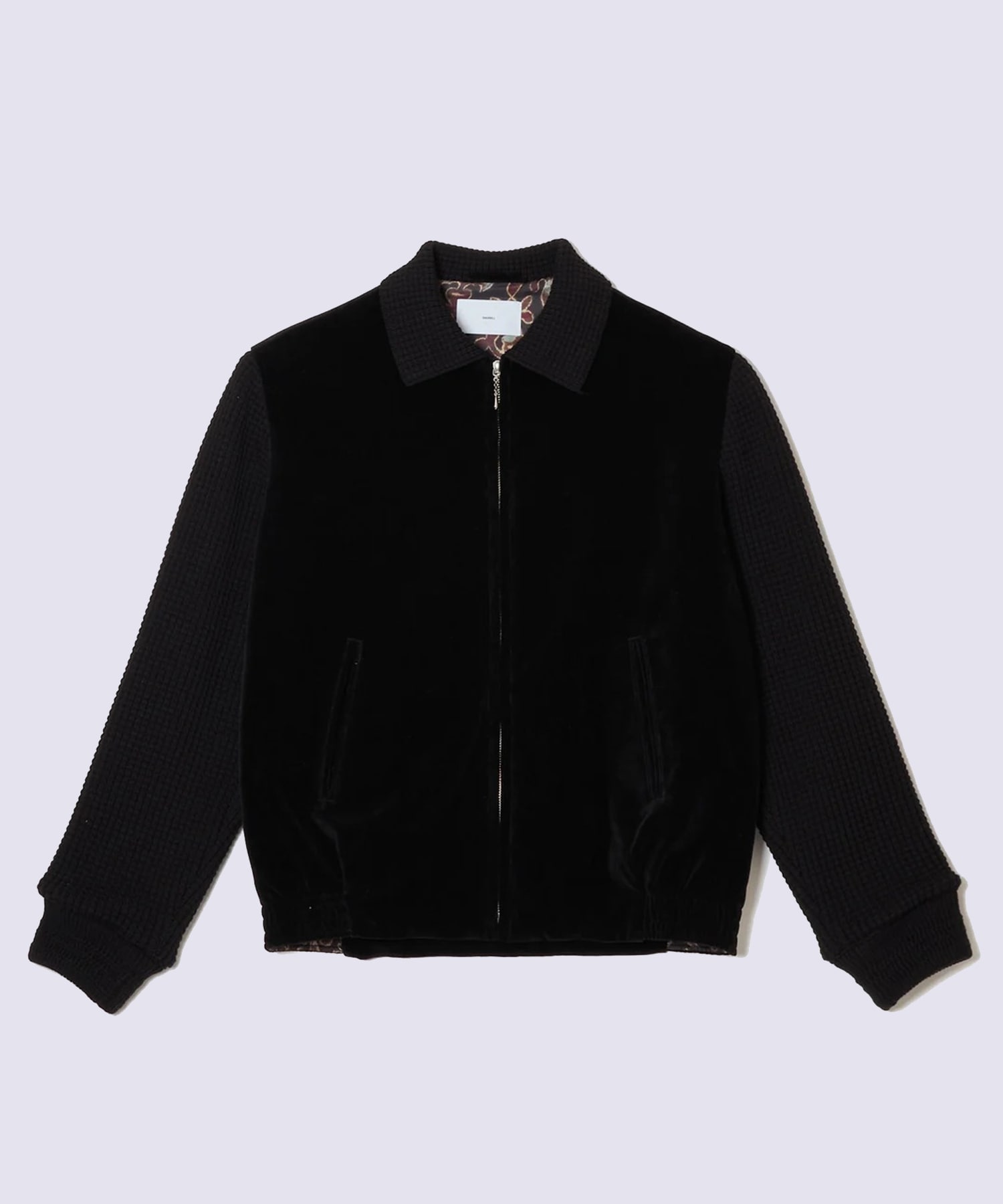 KNIT VELOR JACKET