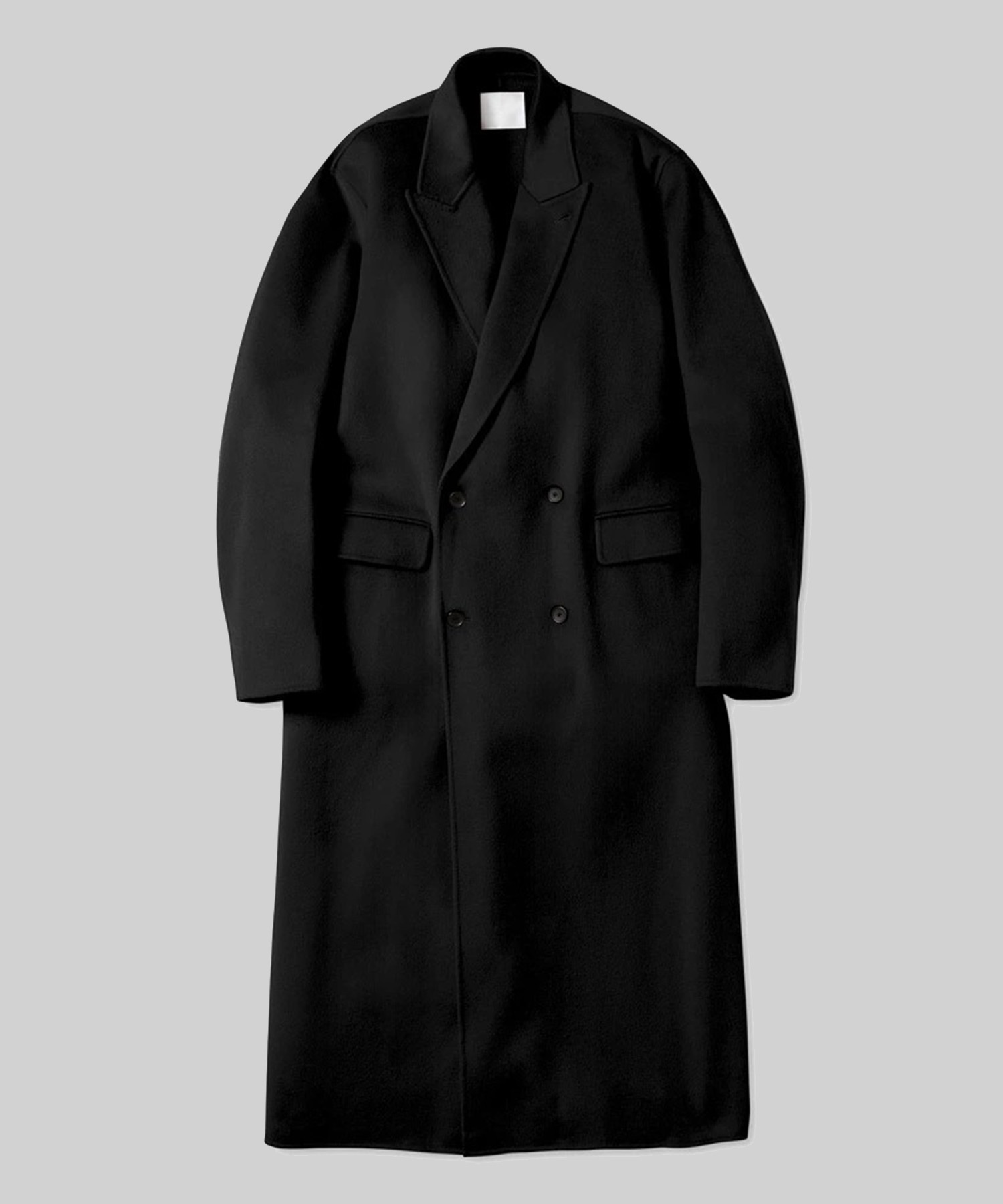 Wool Cashmere Rever Coat