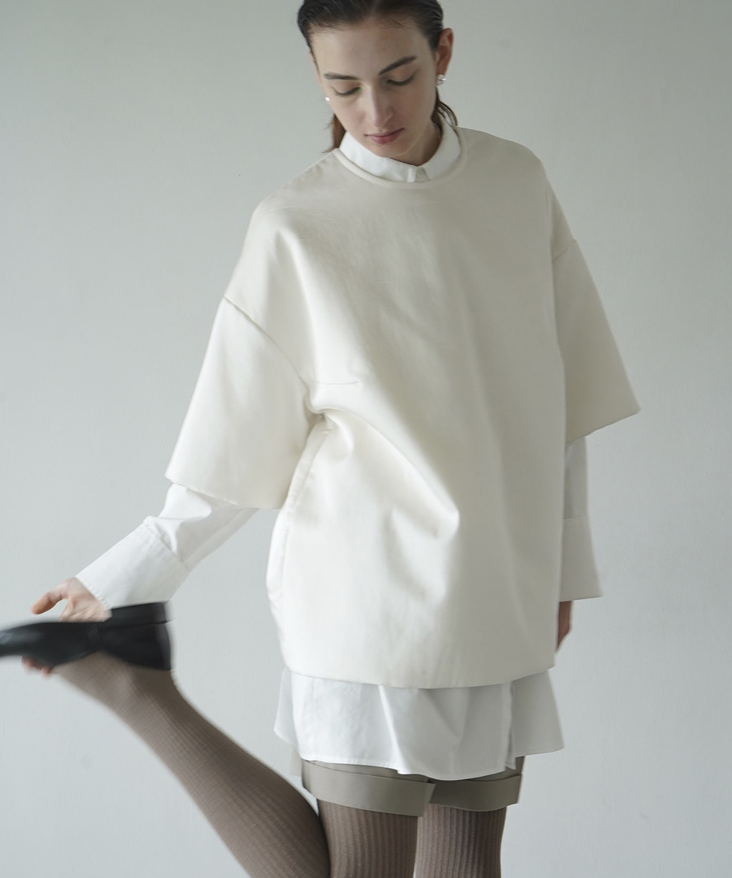 PADDED SATIN TOPS