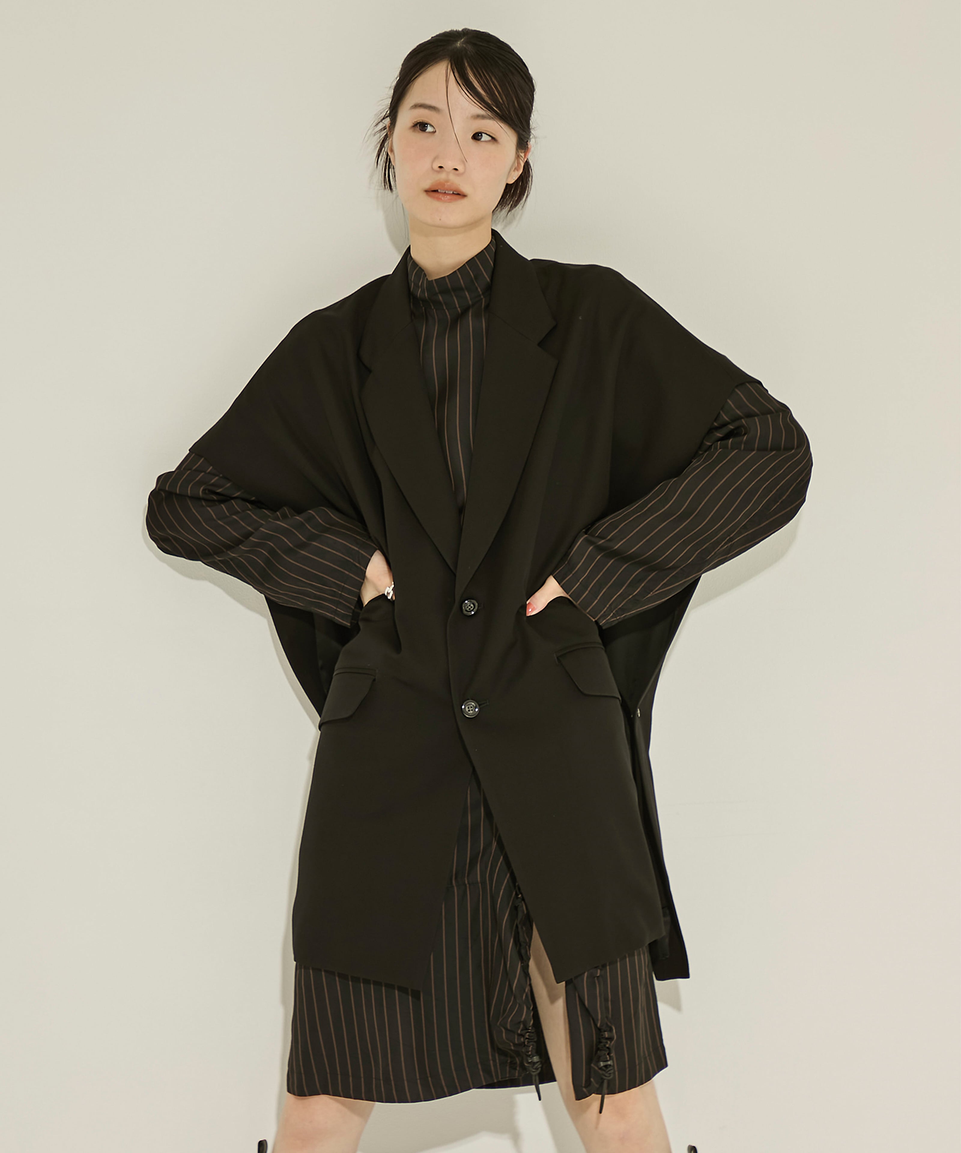 Cupra stripe dress