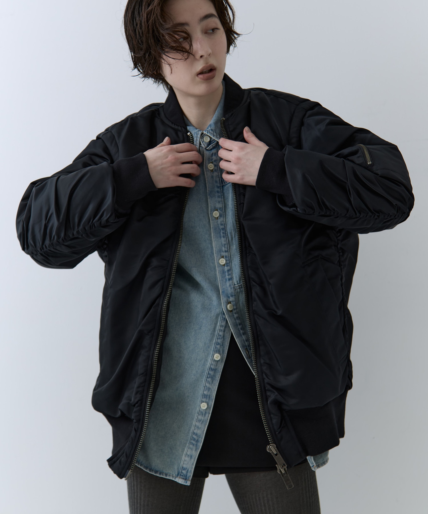 Padded Bomber Jacket