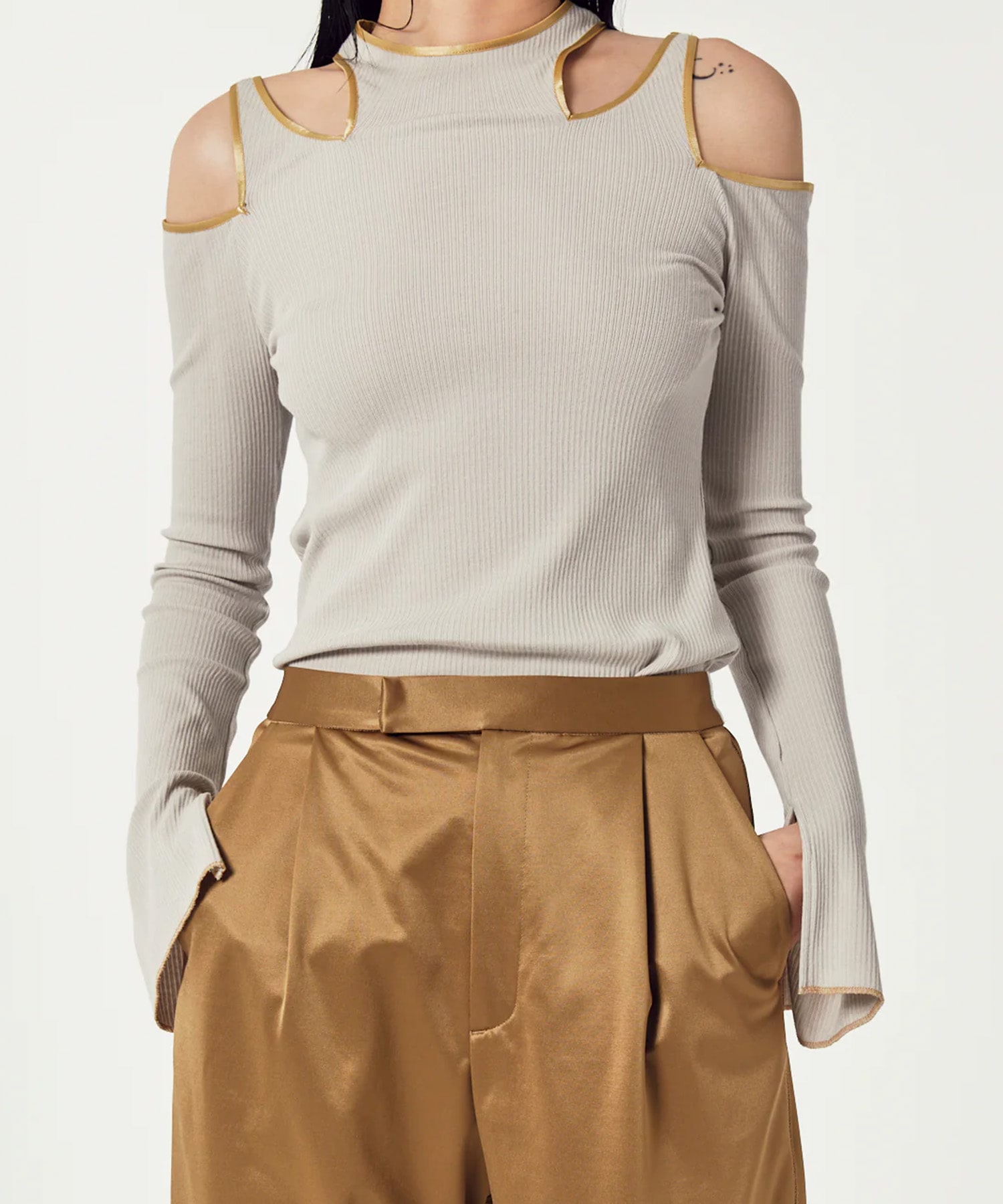 NOTCH DESIGN TERECO RIB TOPS