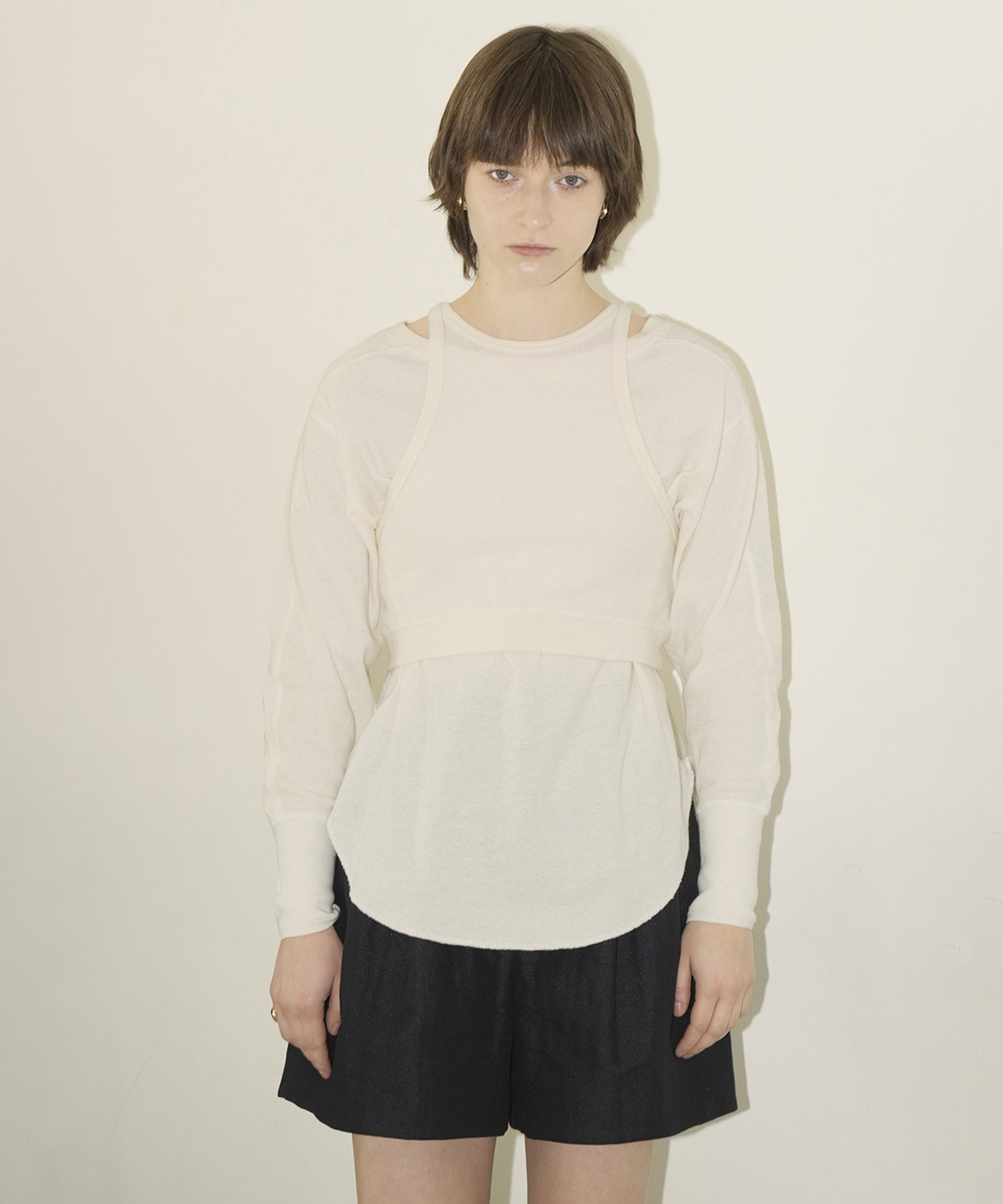 LAYRED BUSTIER THERMAL TOPS