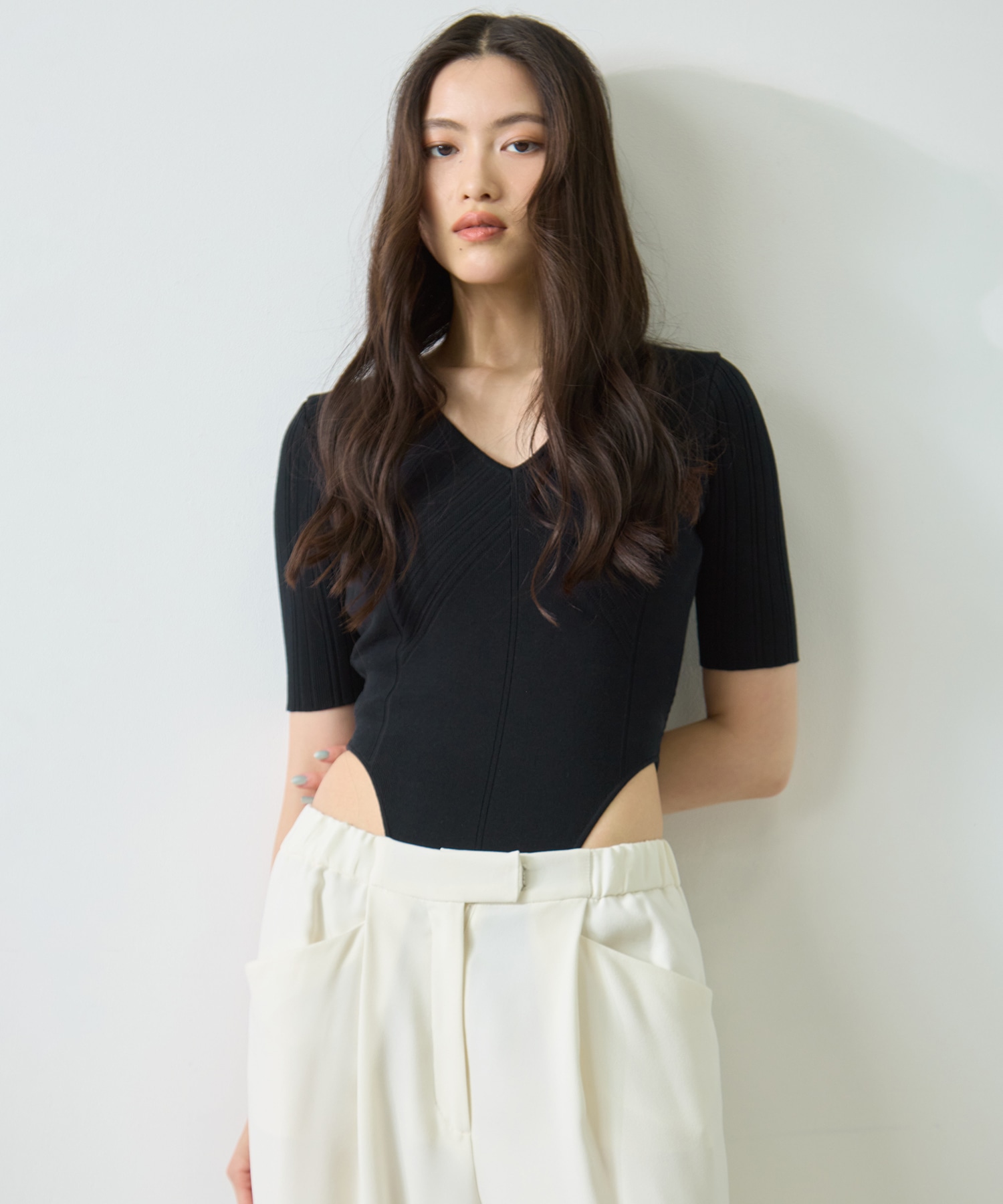 Jacquard Knit Bodysuit