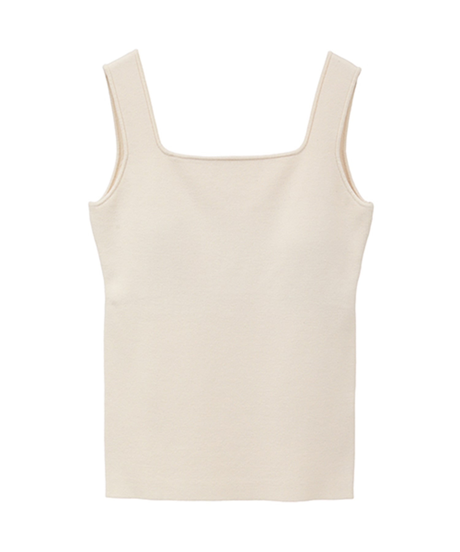 SQUARE TANK KNIT TOPS