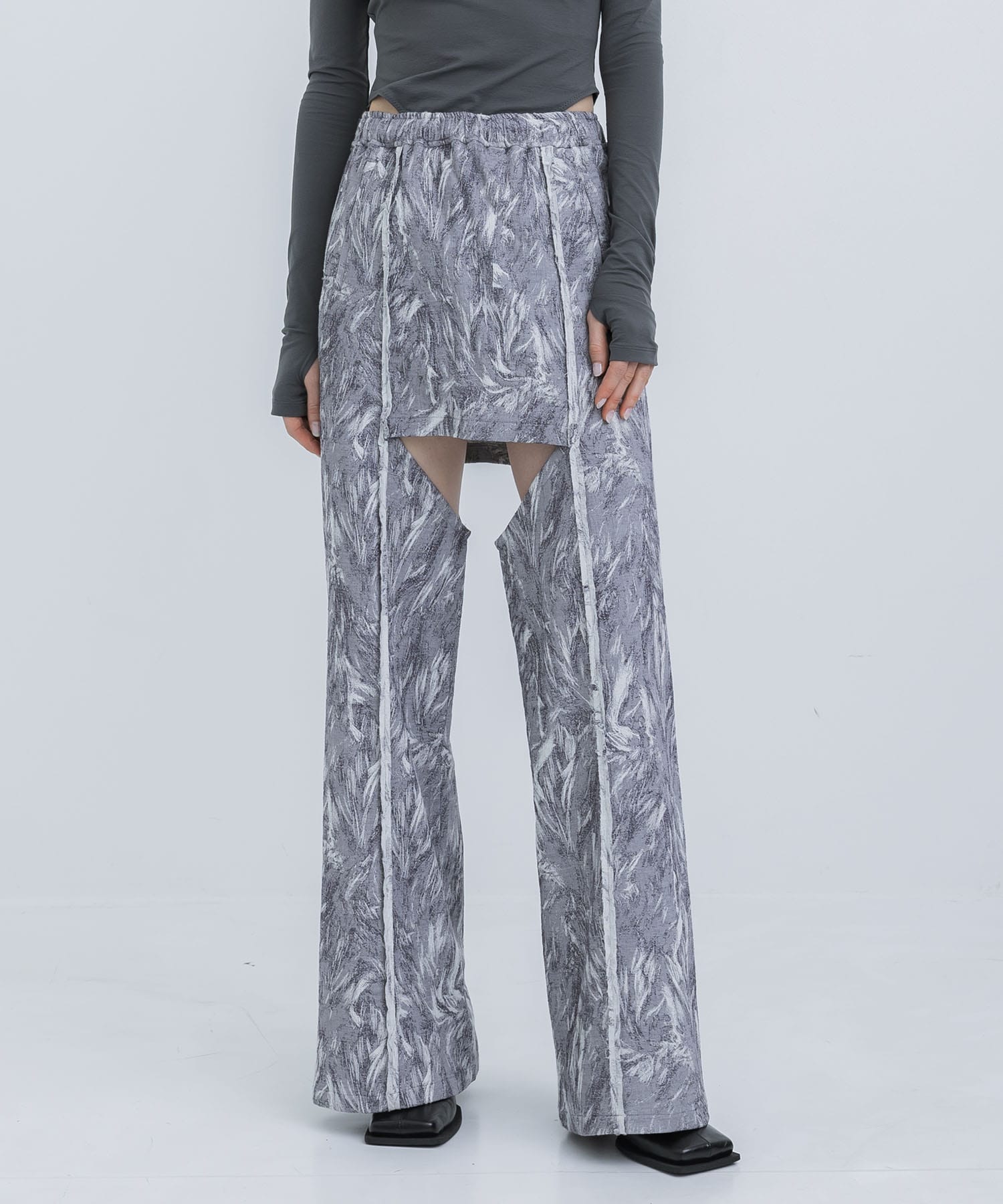 STRETCH JACQUARD DOCKING PANTS