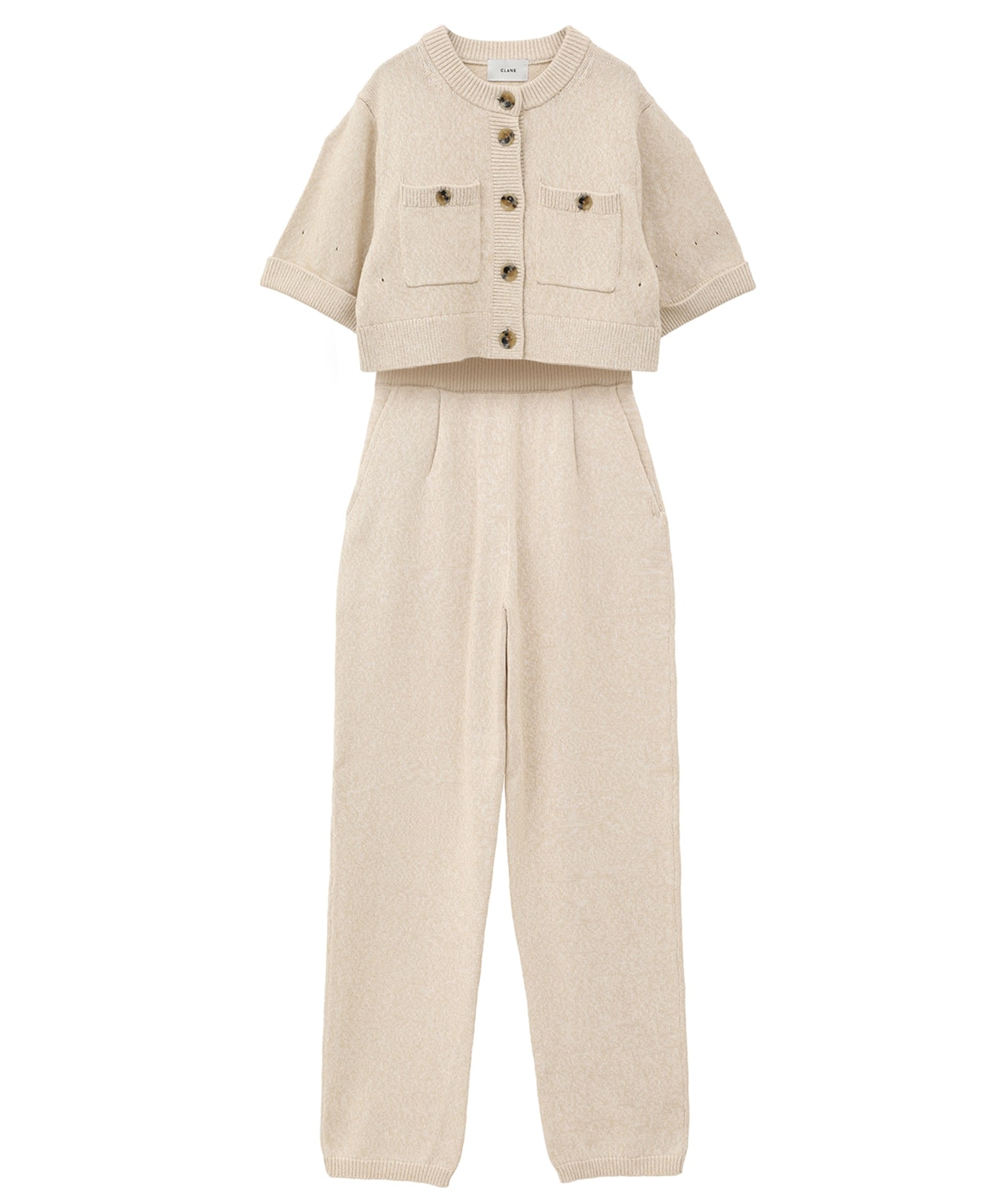 HALF SLEEVE KNIT TOPS & PANTS