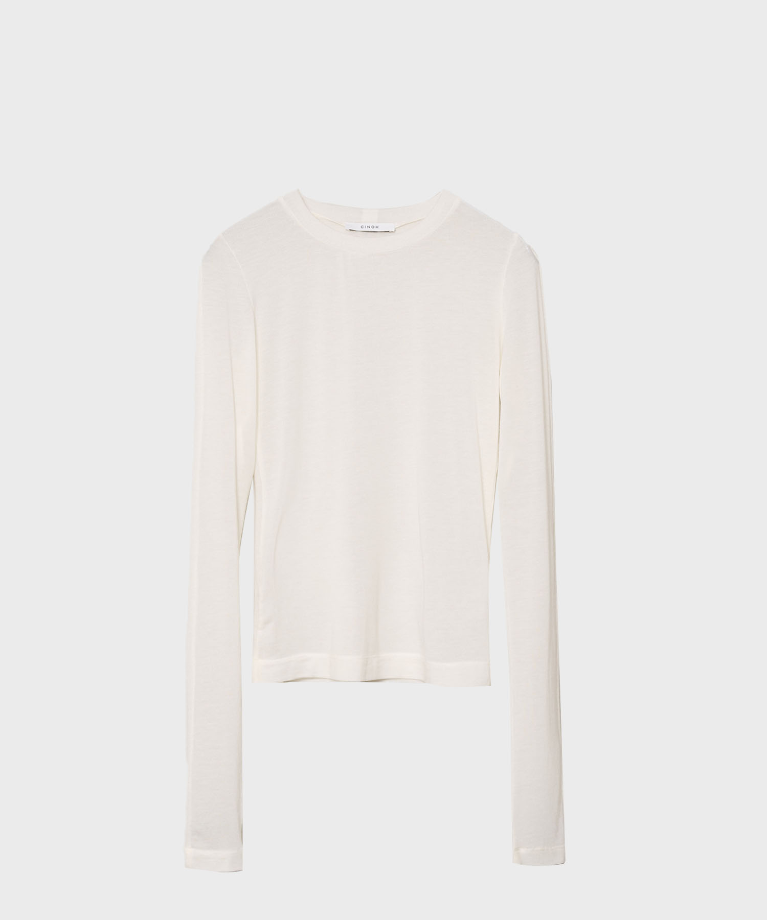 別注TENCEL CASHMERE LONG SLEEVE KNIT