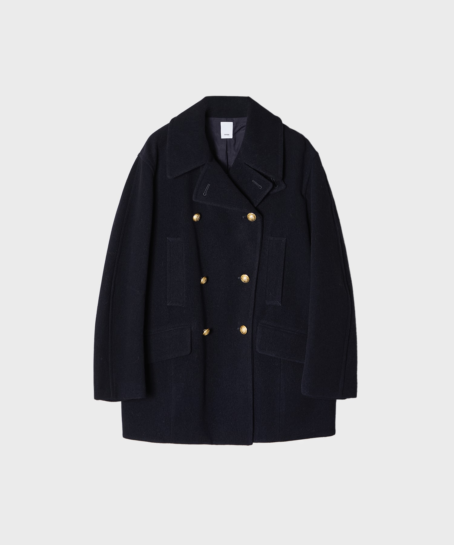 WOOL COCOON PEACOAT