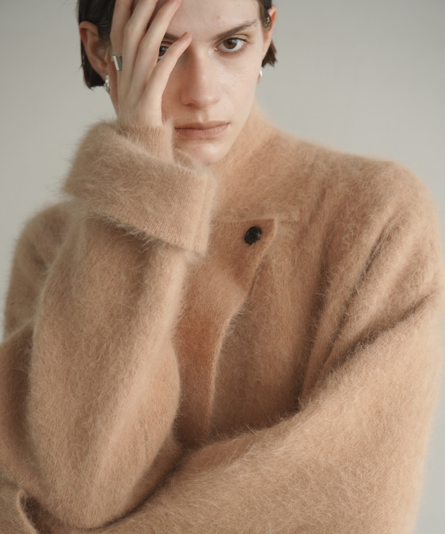 ANGOLA TAILORED KNIT JACKET