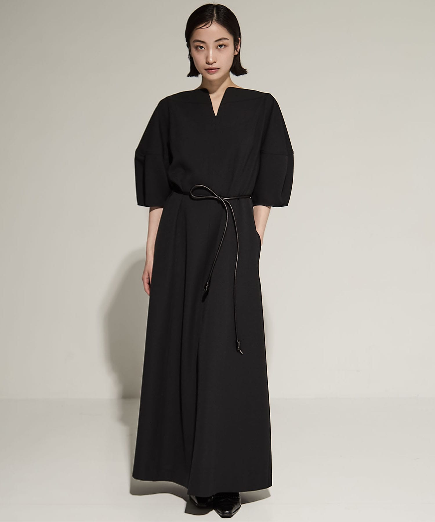 Sesilia lantan sleeve dress BK
