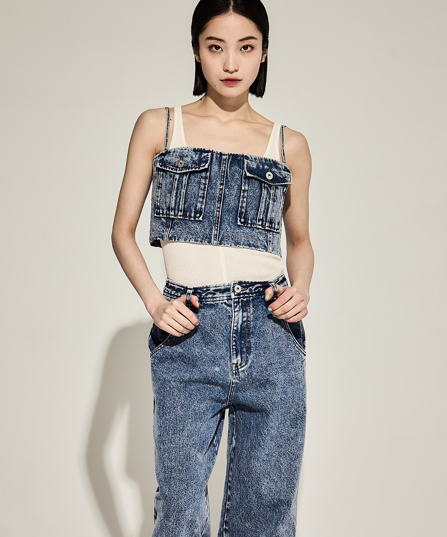 BUISTIER DENIM SET ROMPERES