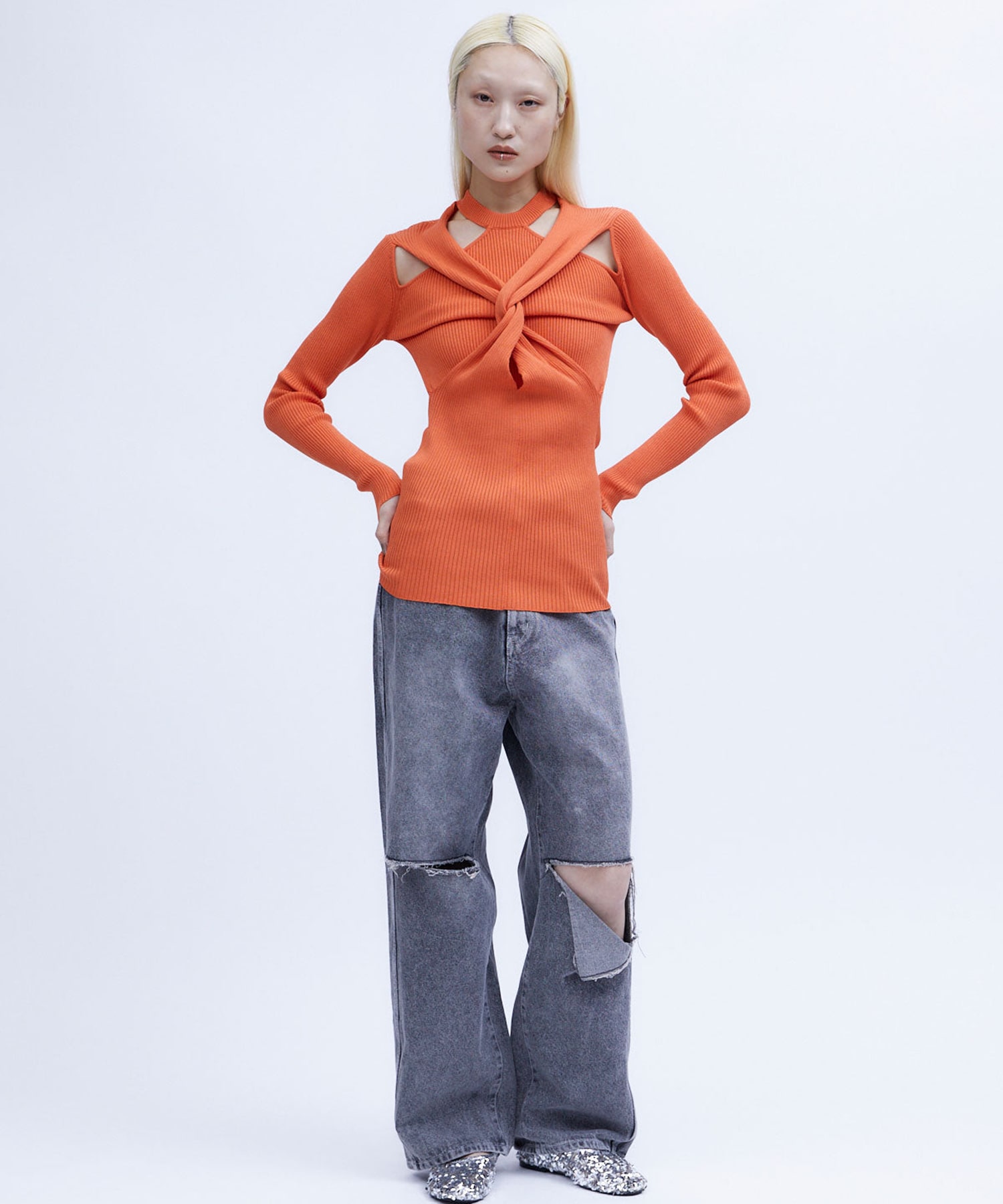 TWIST KNIT TOPS