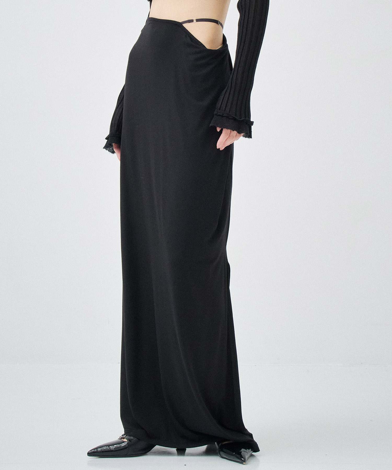 Collagen Strappy Maxi Skirt