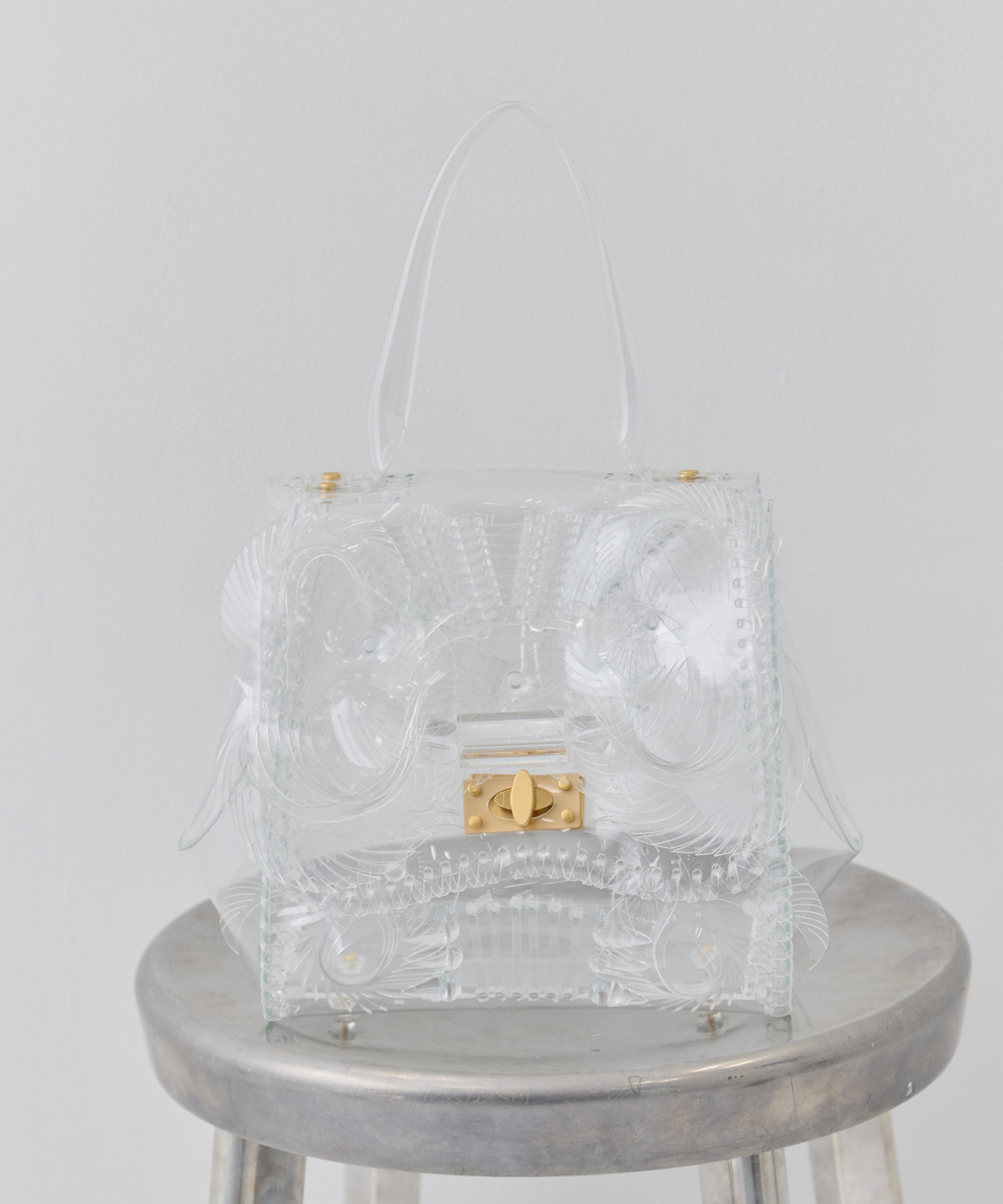 Transparent Sculptural Handbag