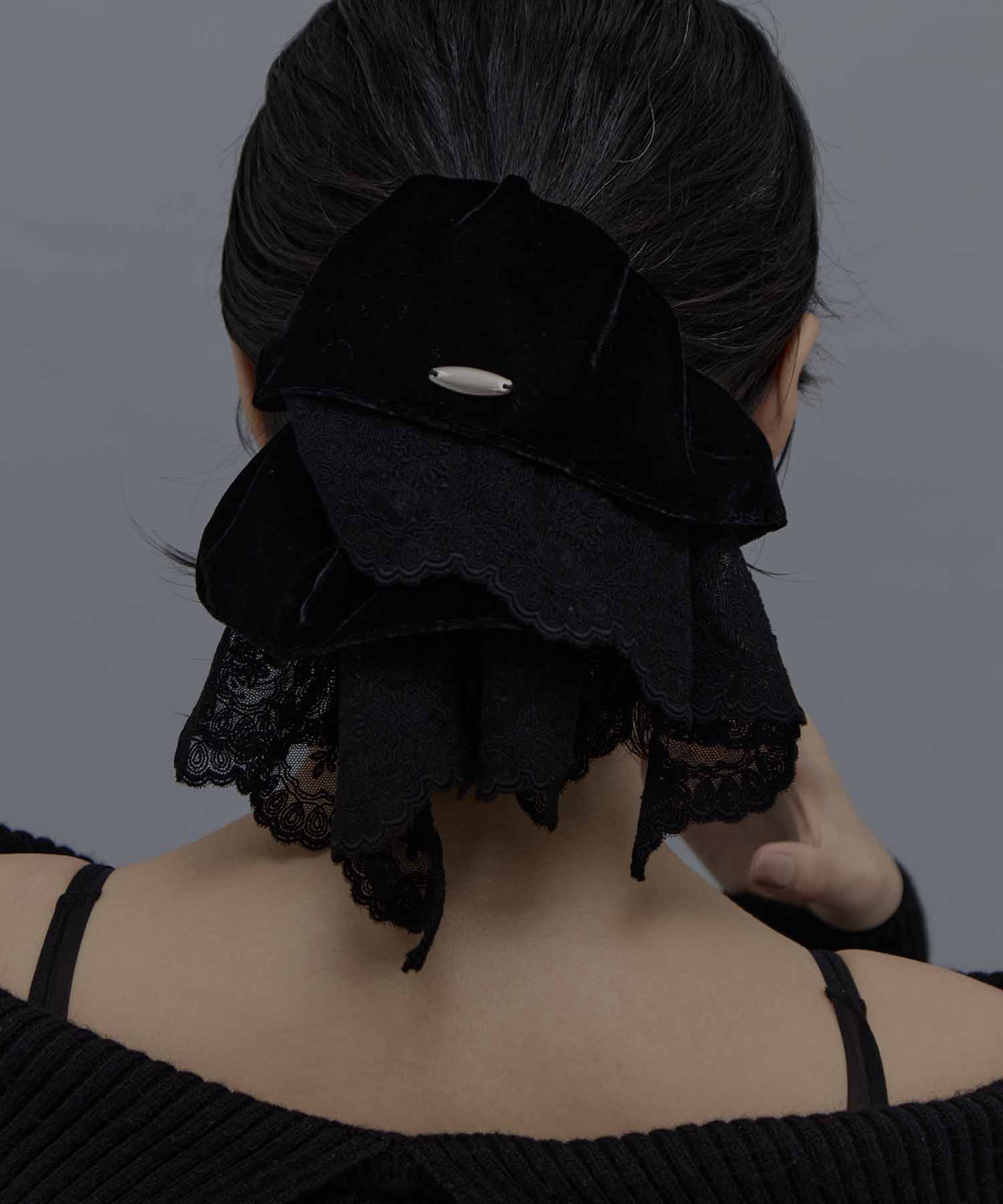 別注velour lace chou chou