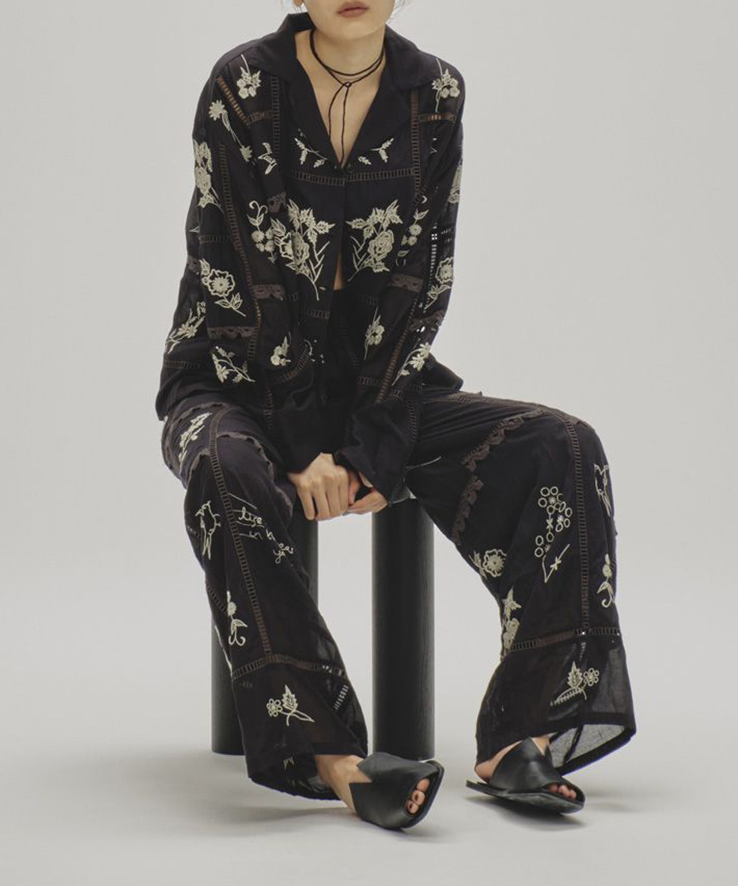 Embroidery Patchwork Shirts