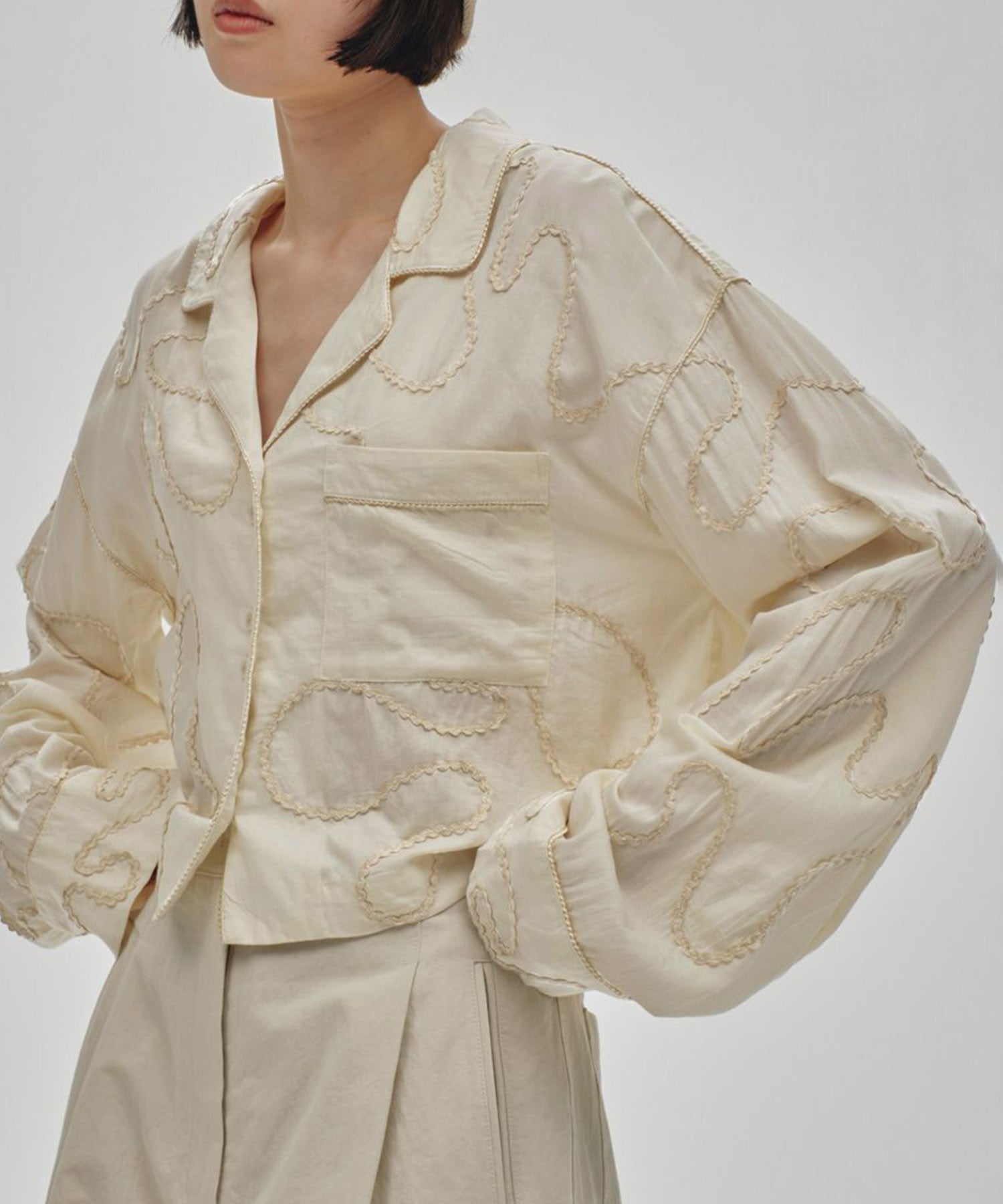 Embroidery Pajamas Shirts