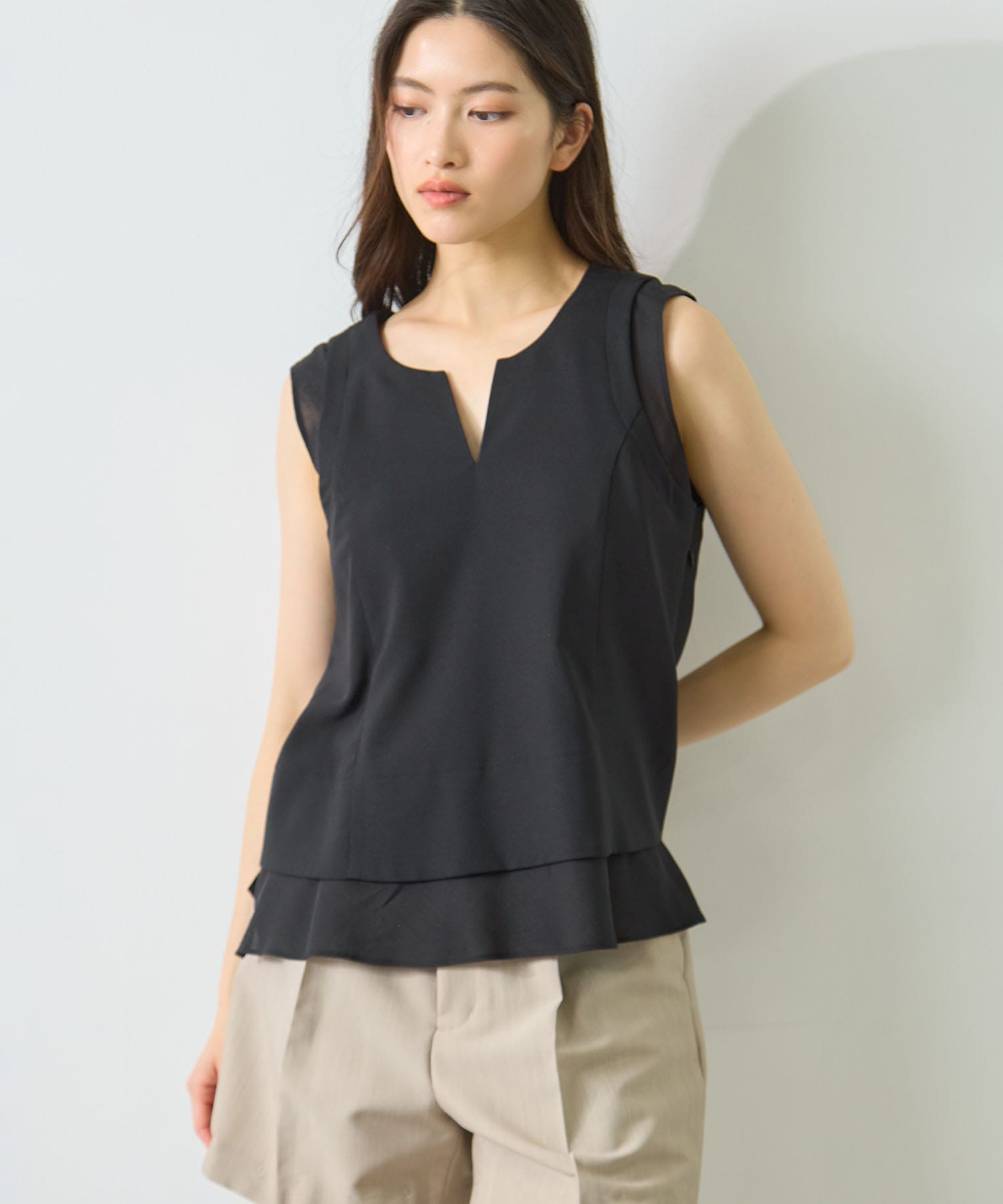 Sheer Layered Blouse