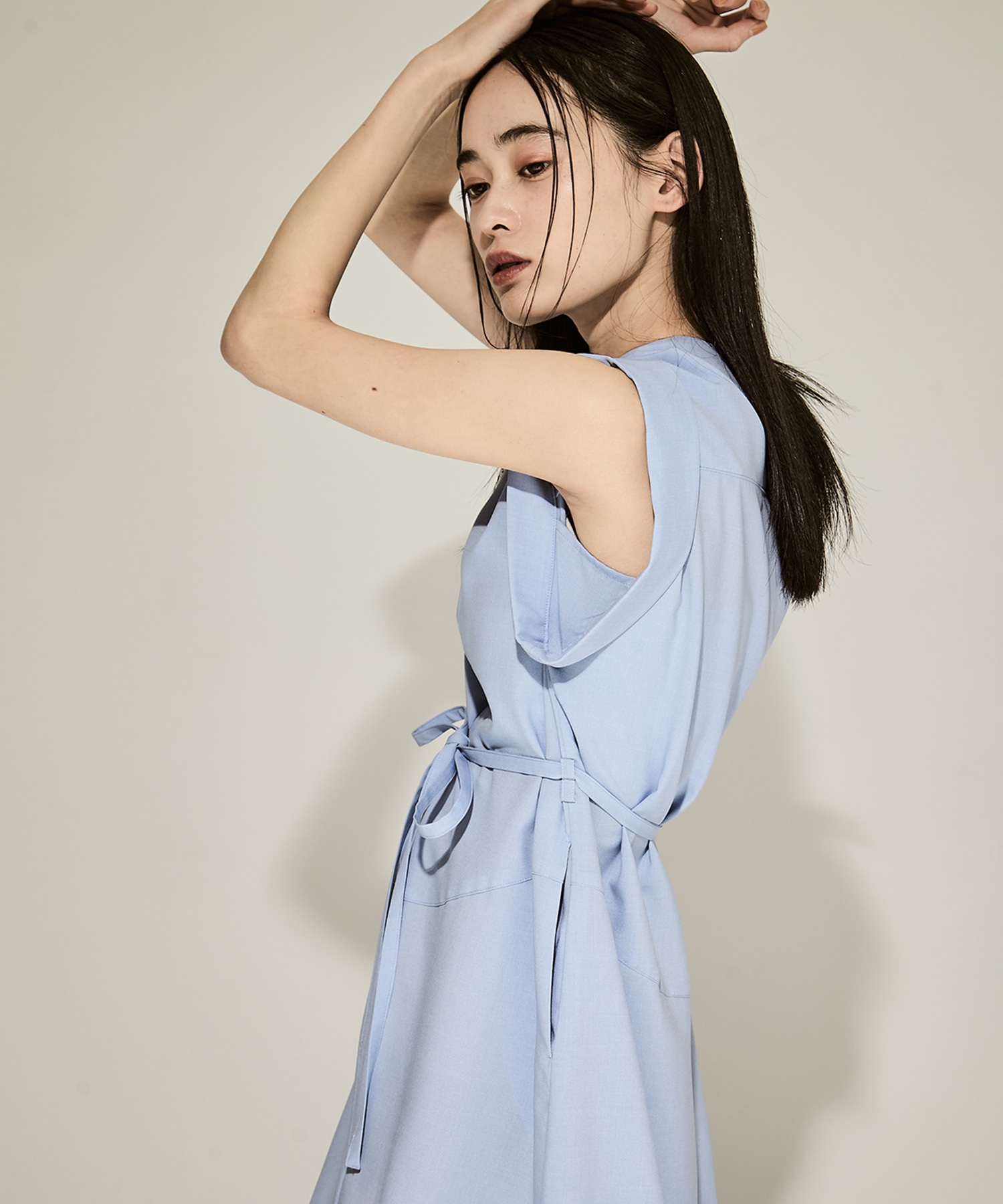 Back Tucked Dress