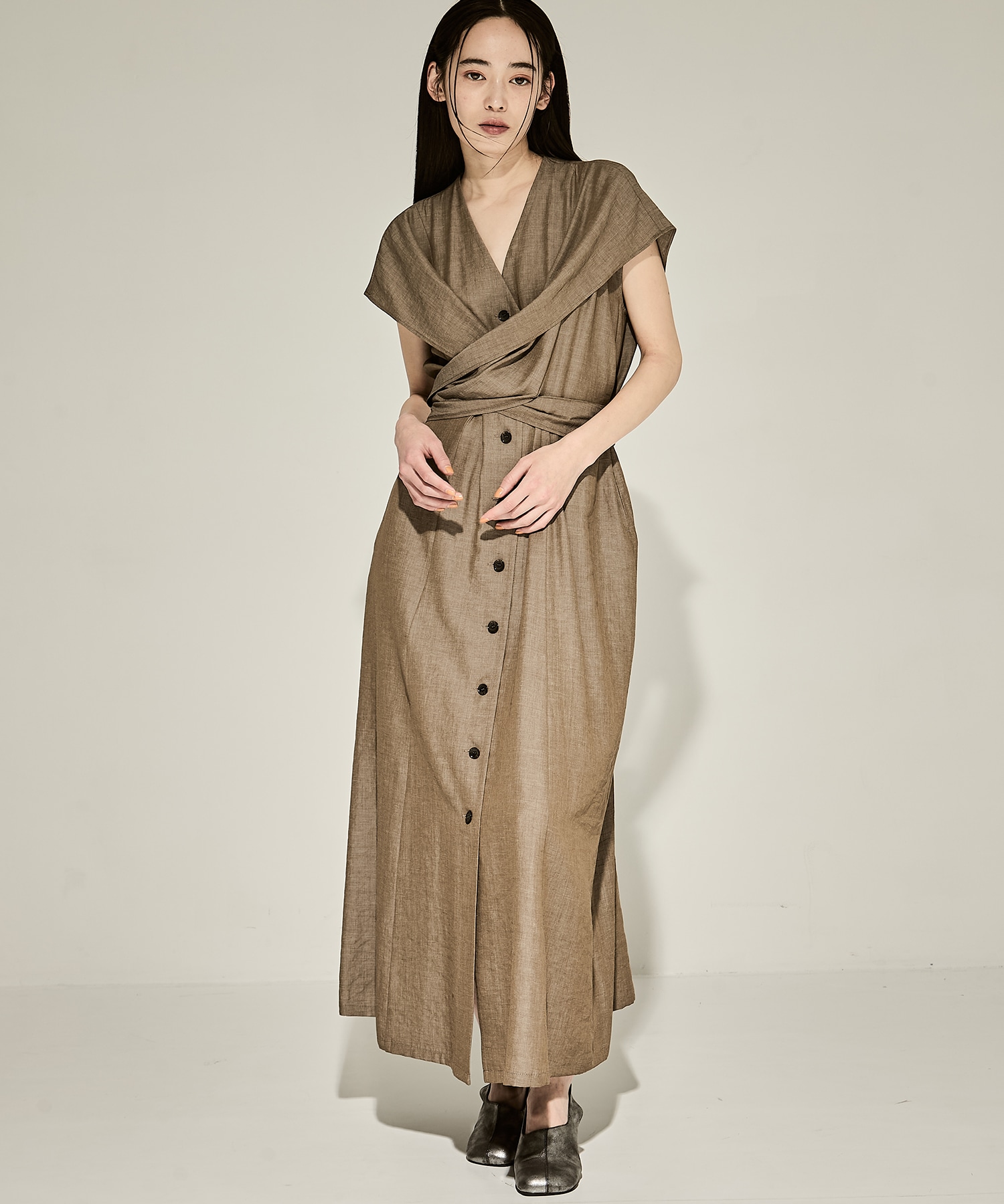 Valeria knot panel dress KH