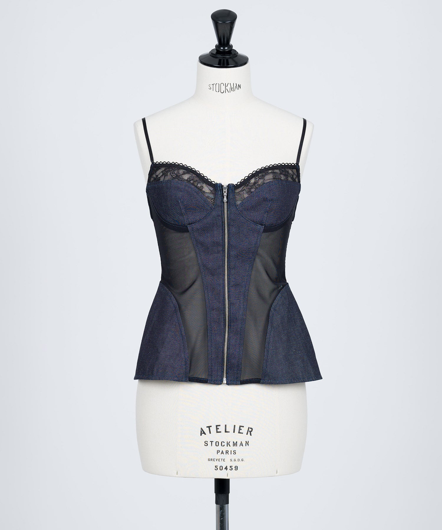 ORGANIC COTTON DENIM BUSTIER